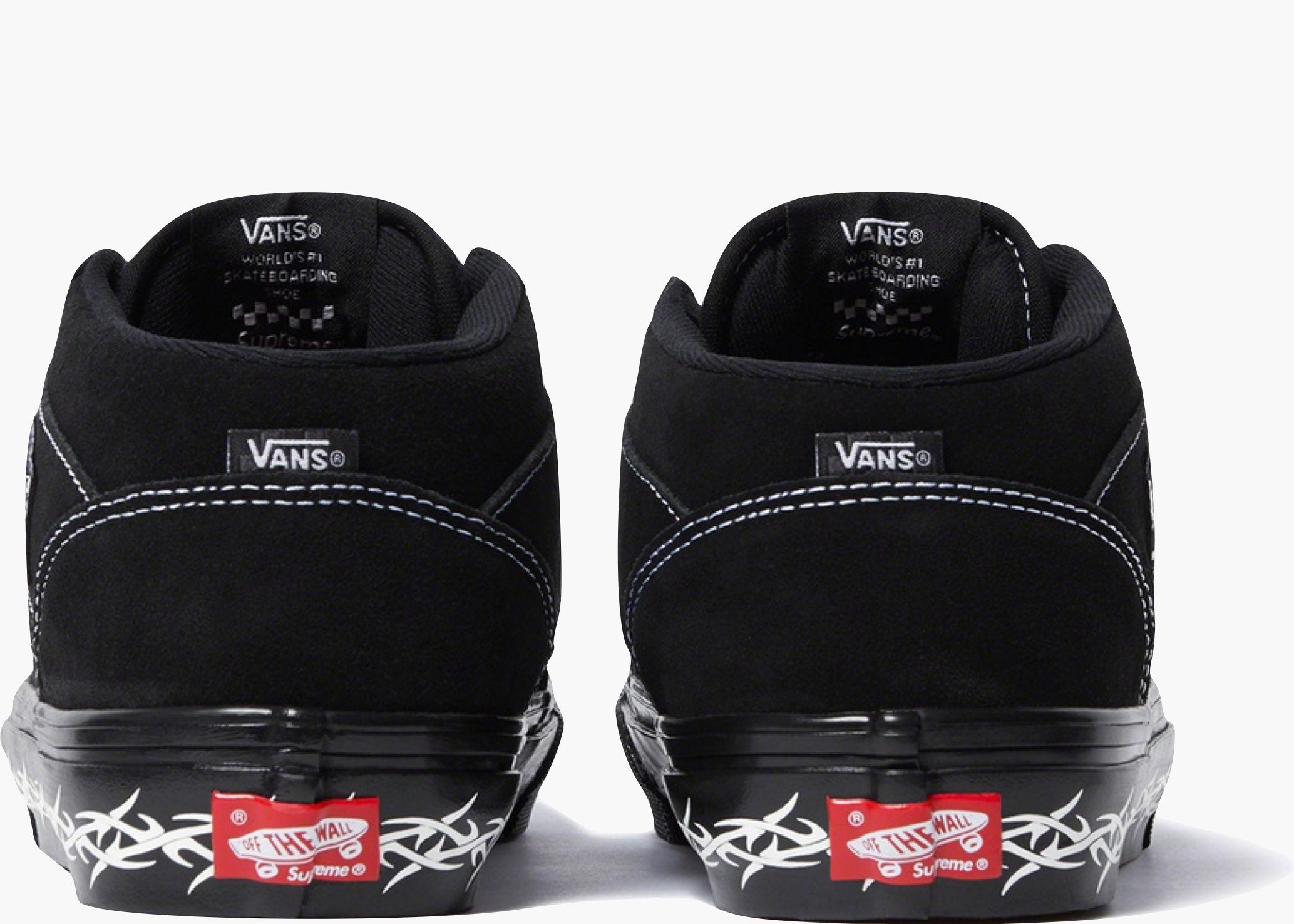 Vans Skate Half Cab Supreme Tribal Barbed Wire Black Hype Clothinga Limited Edition