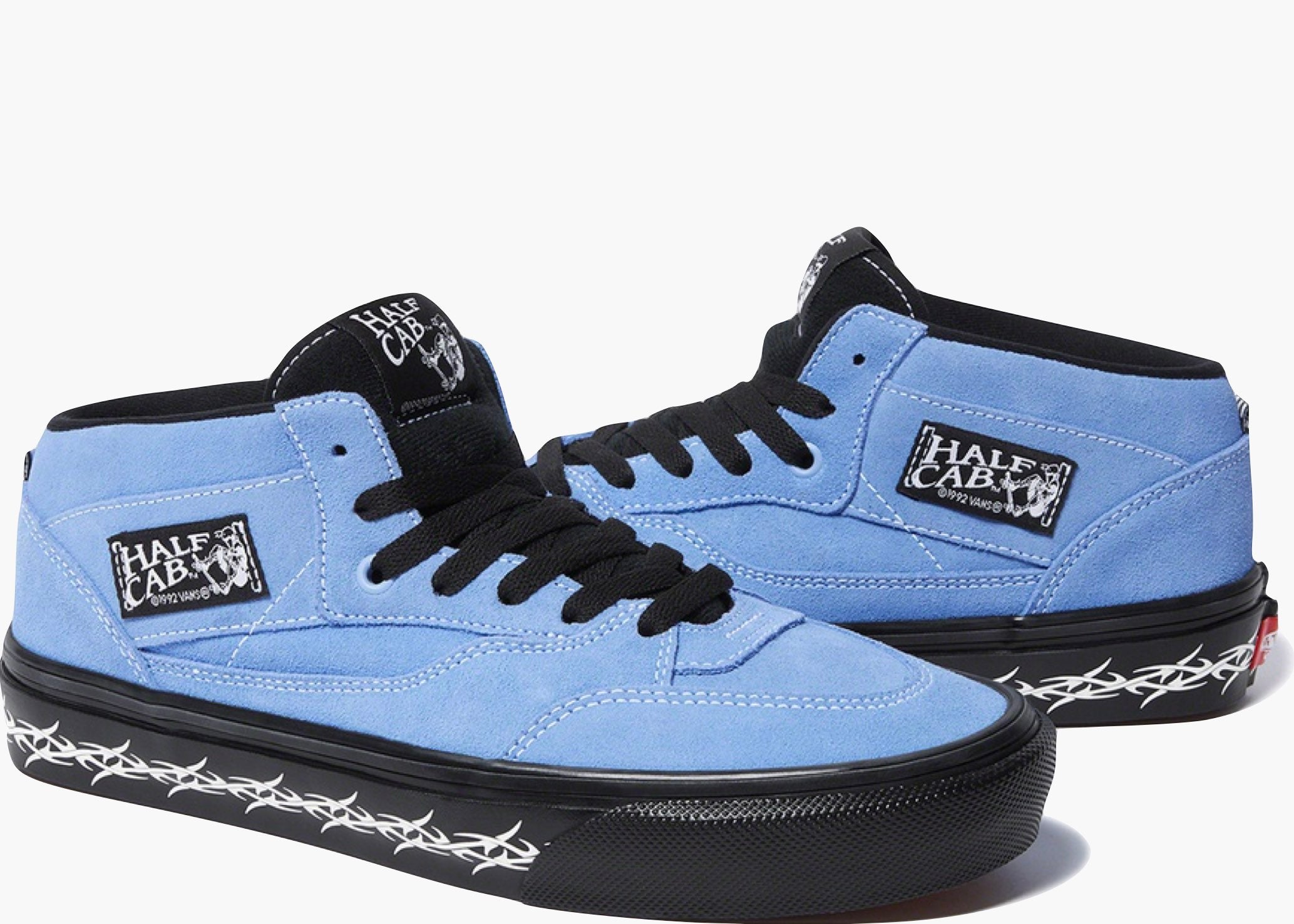 Vans Skate Half Cab Supreme Tribal Barbed Wire Light Blue Hype Clothinga Limited Edition
