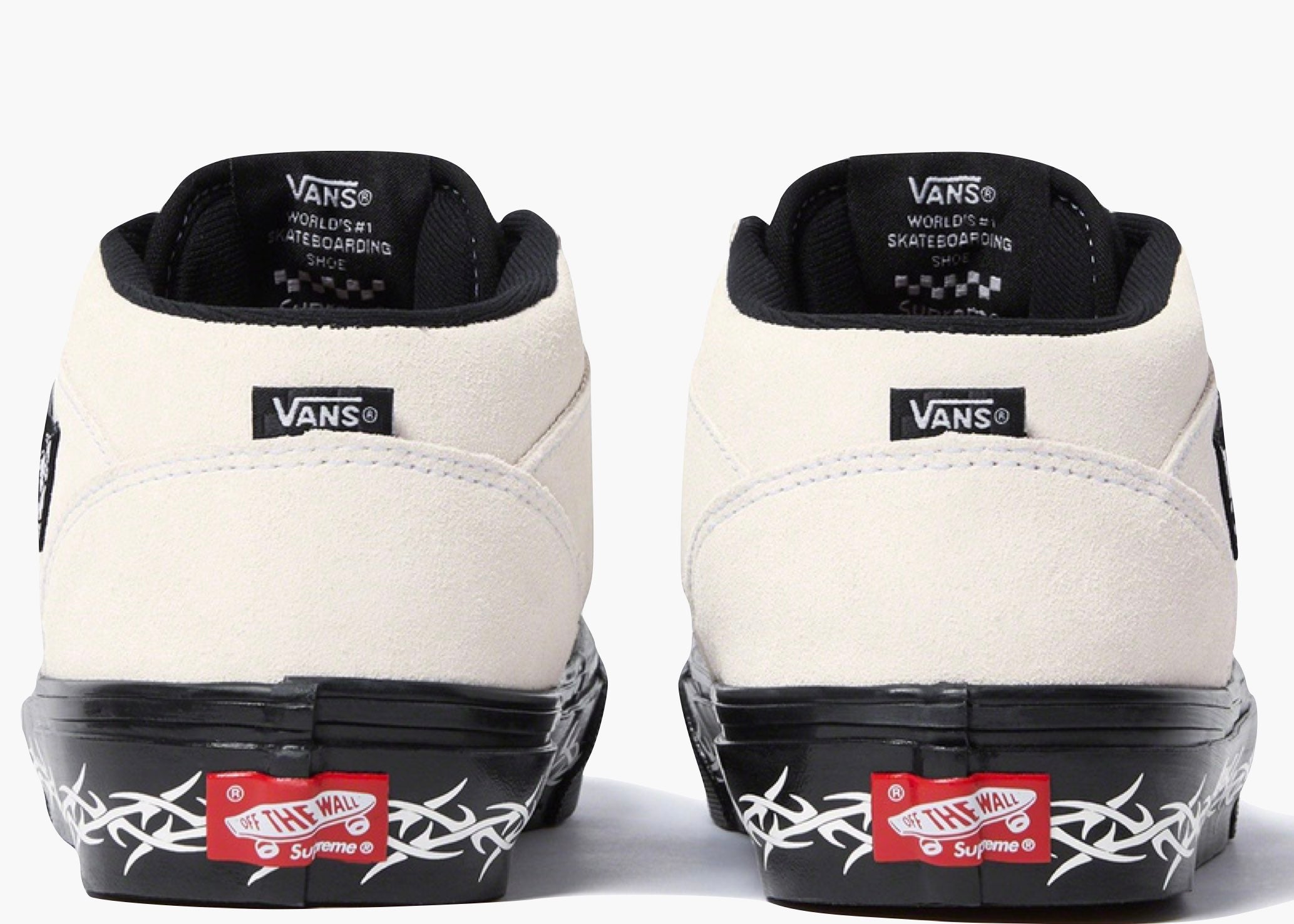Vans Skate Half Cab Supreme Tribal Barbed Wire White Hype Clothinga Limited Edition
