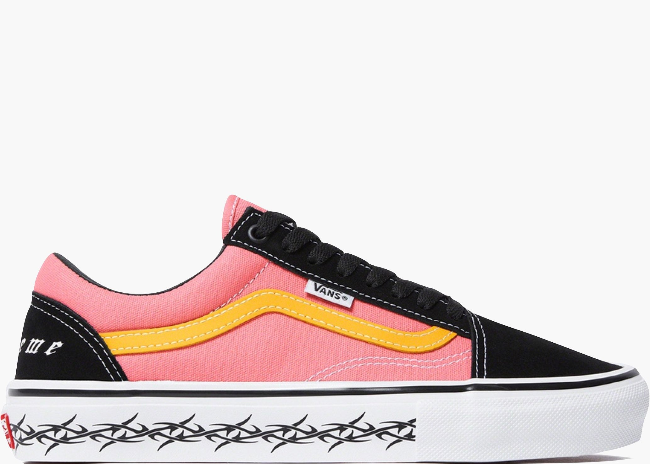 Vans Skate Old Skool Supreme Tribal Barbed Wire Pink hype Clothinga Limited Edition