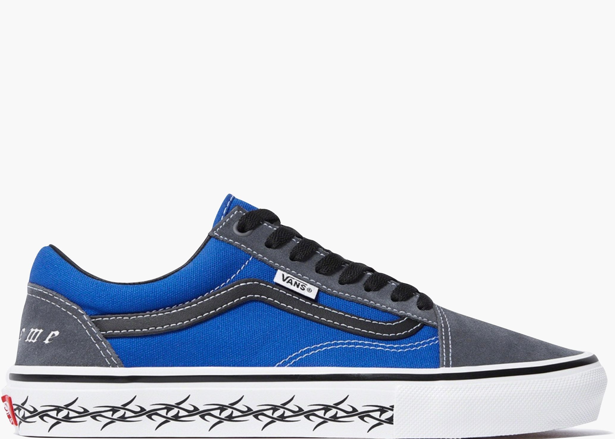 Vans Skate Old Skool Supreme Tribal Barbed Wire Royal Hype Clothinga Limited Edition