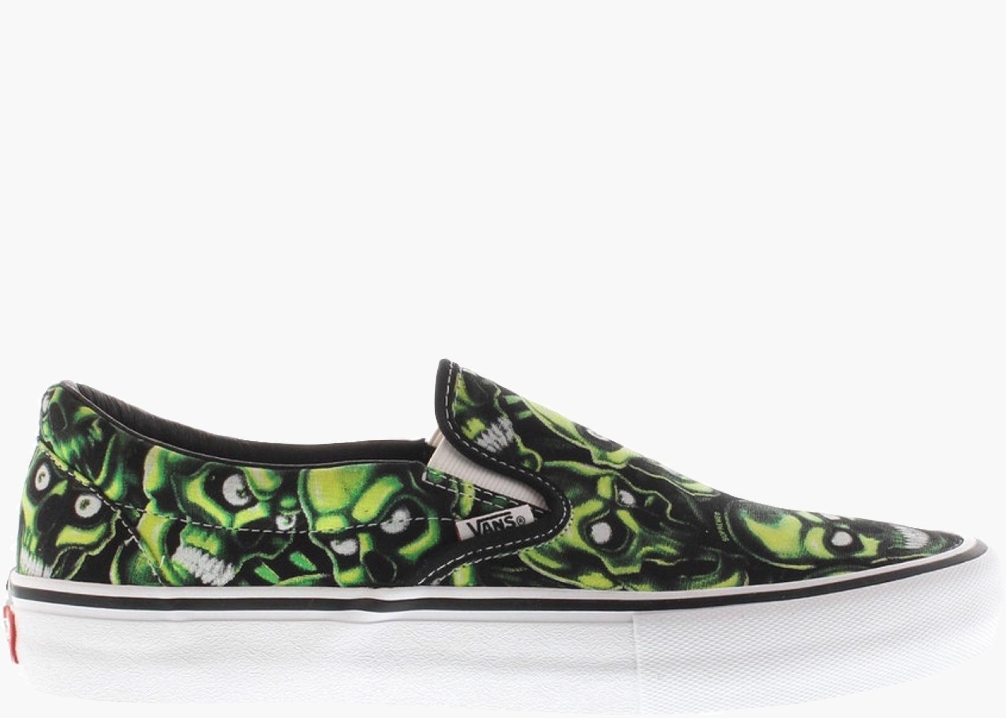 Vans Slip-On Supreme Skull Pile (Green)
