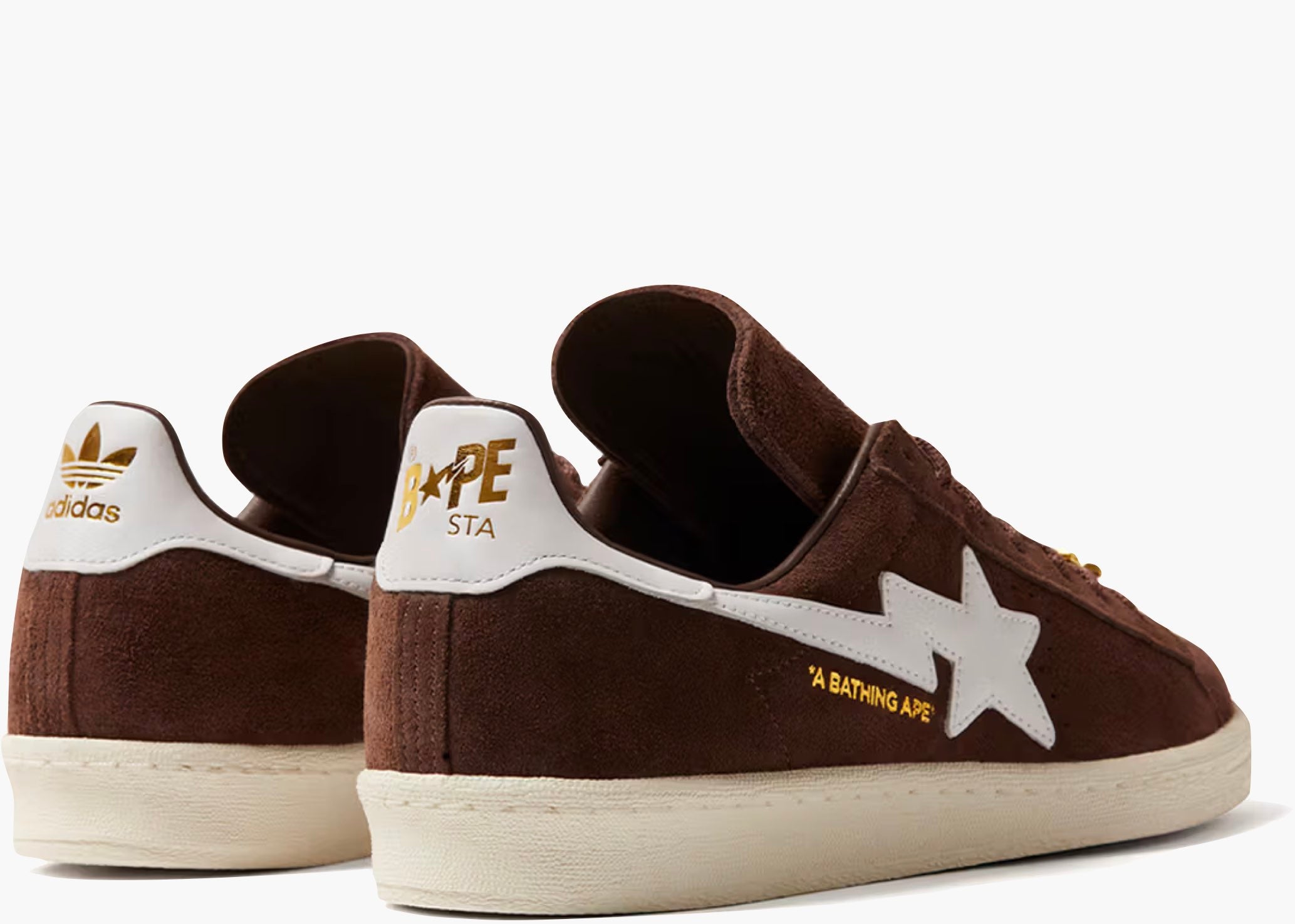 adidas Campus 80s Bape 30th Anniversary Brown  IF3379 Hype Clothinga Limited Edition