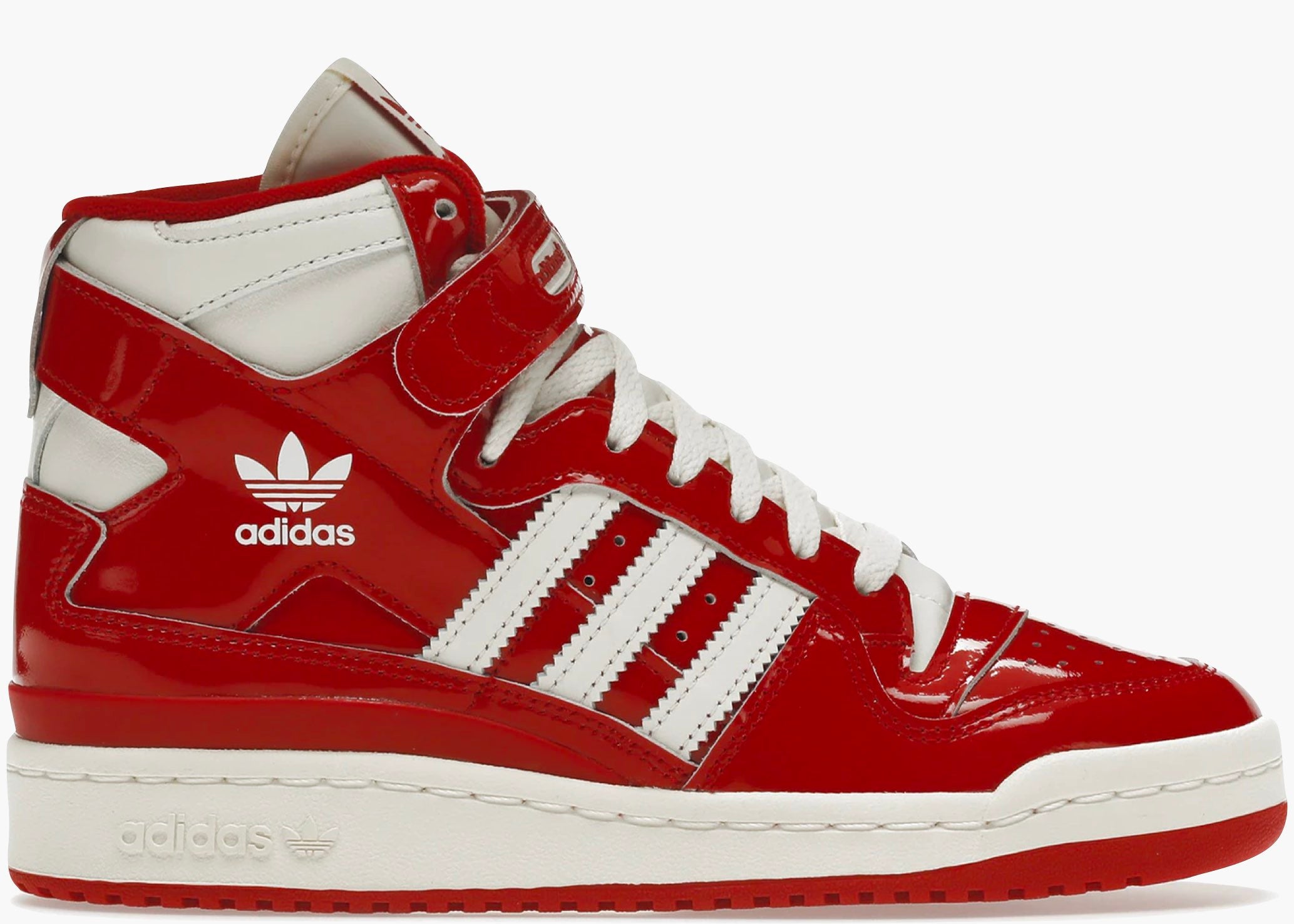adidas Forum 84 High Patent Red White Hype Clothinga Limited Edition