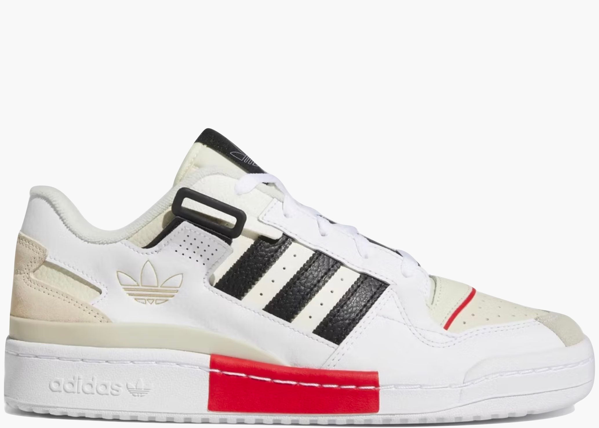 adidas Forum Exhibit Low White Vivid Red Hype clothinga Limited Edition