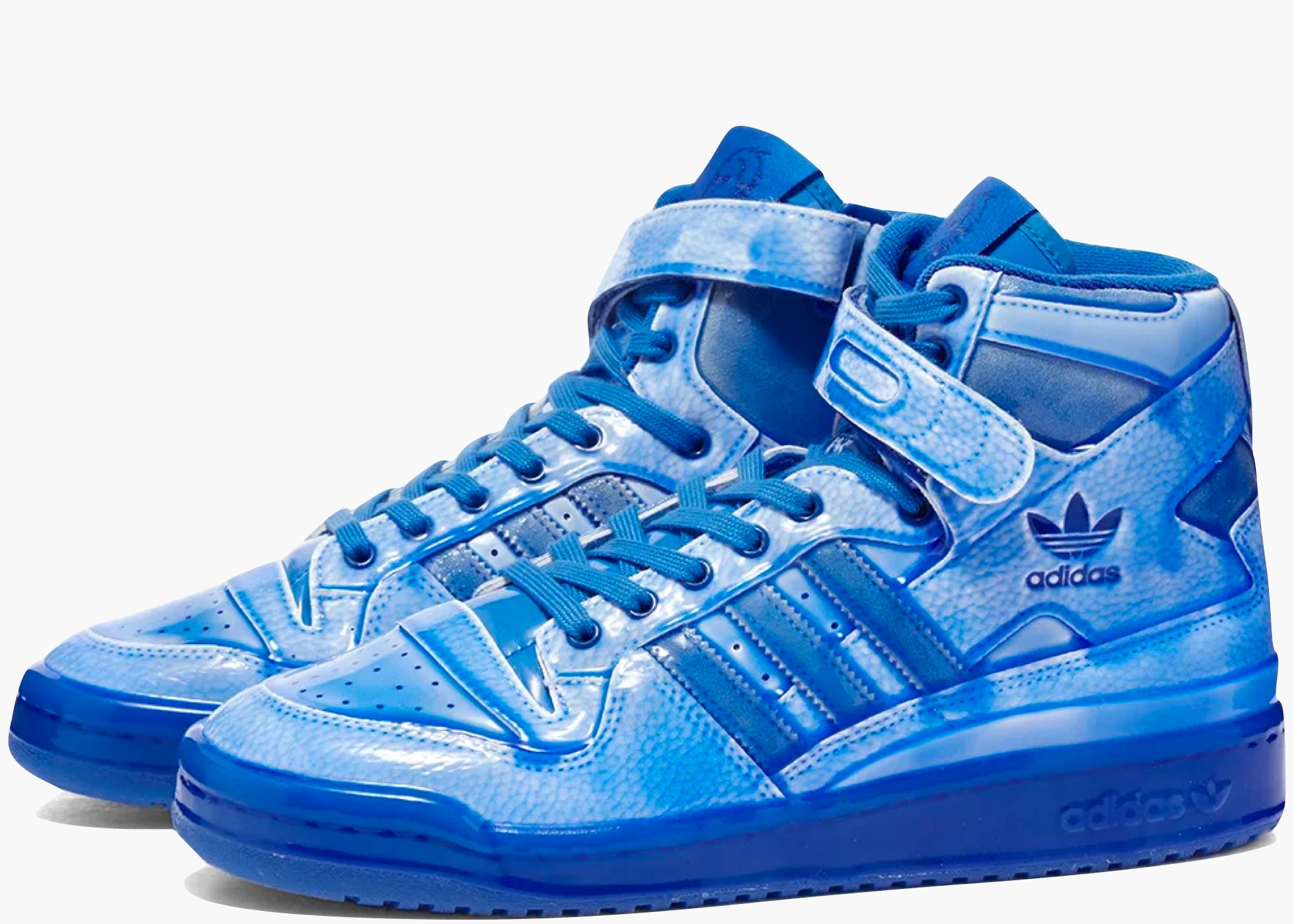 adidas Forum Hi Jeremy Scott Dipped Blue Hype clothinga Limited edition