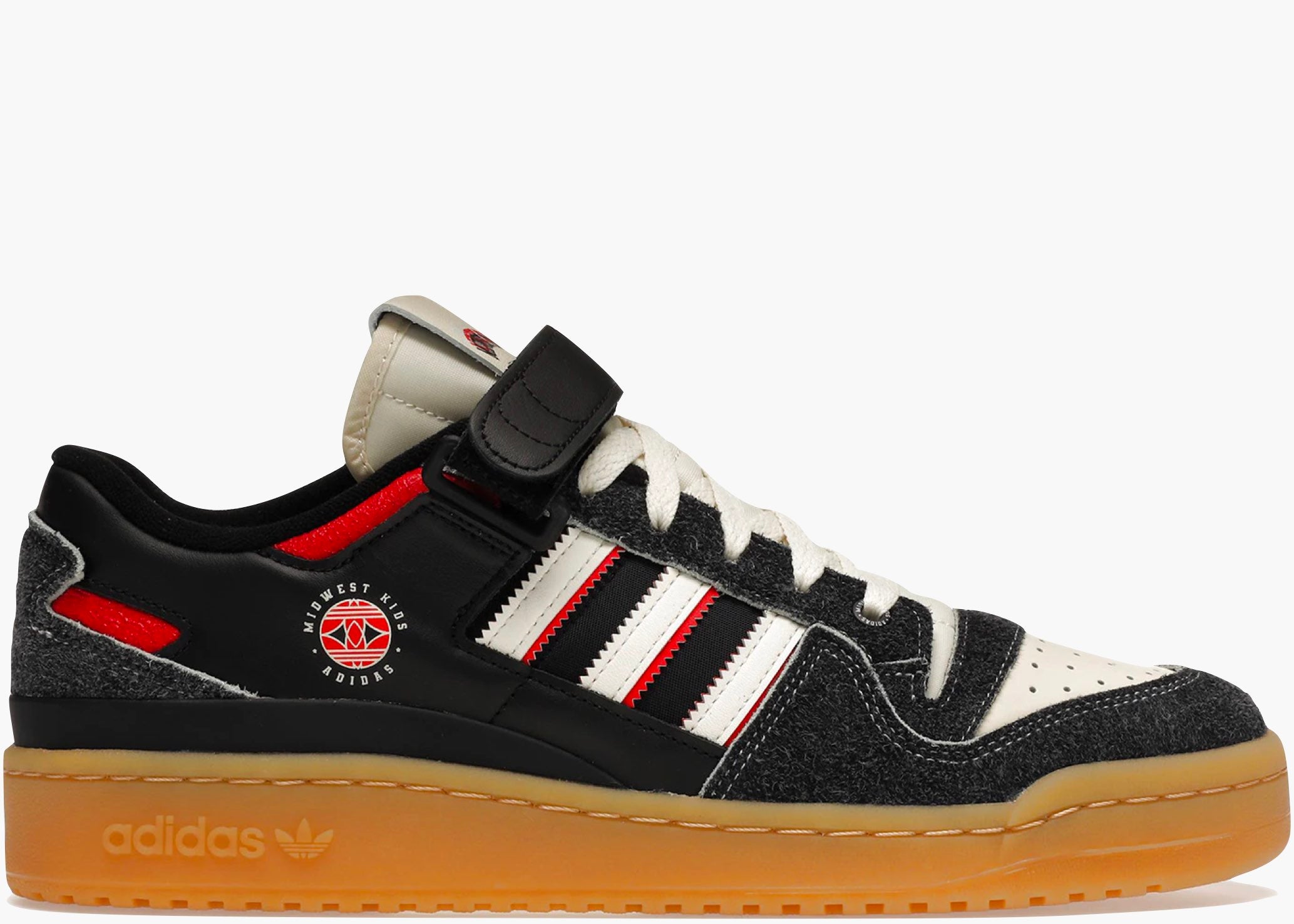 adidas Forum Low Midwest Kids Black Gum Hype clothinga Limited Edition