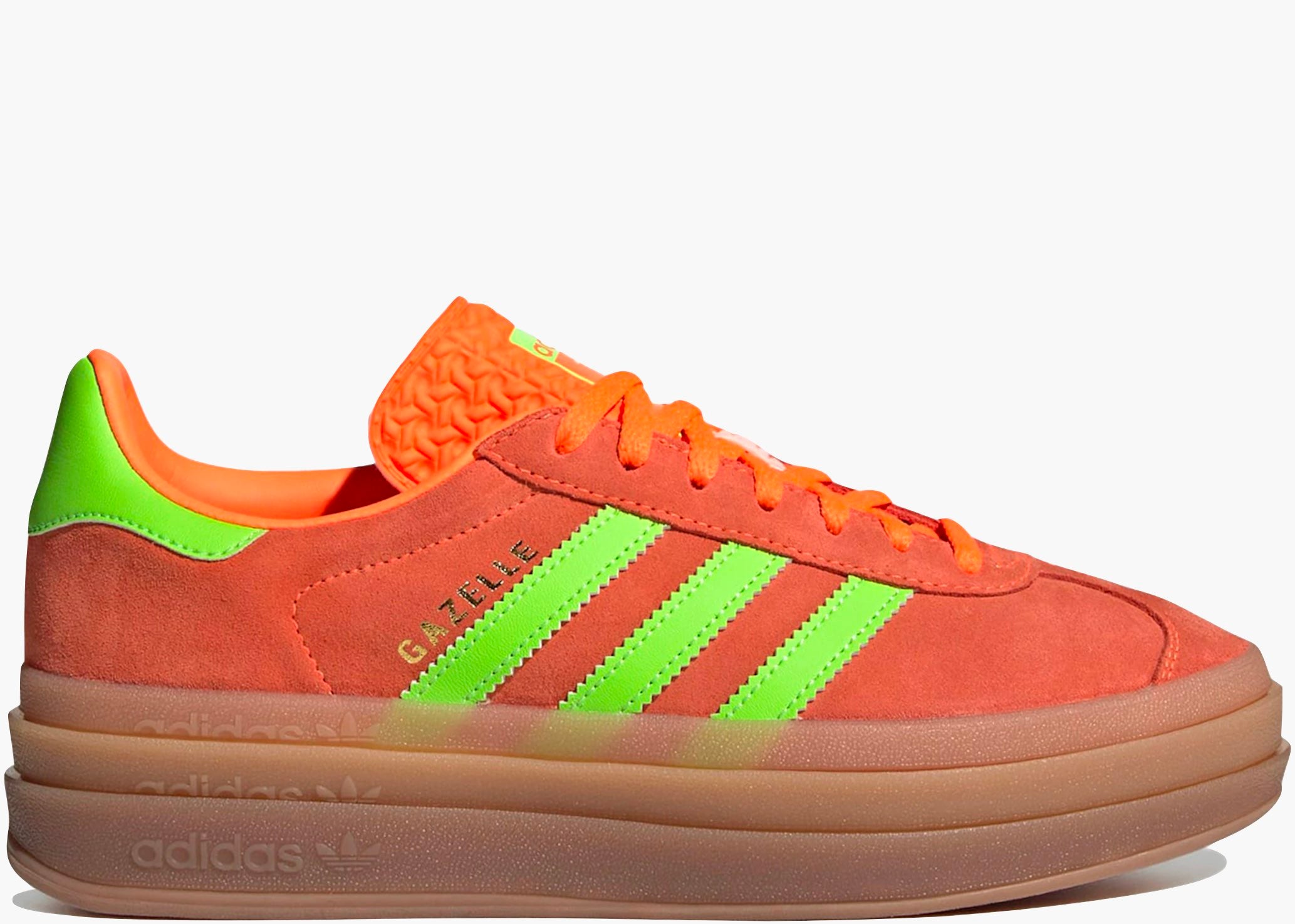 adidas Gazelle Bold Solar Orange Solar Green (W) Hype Clothinga Limited Edition