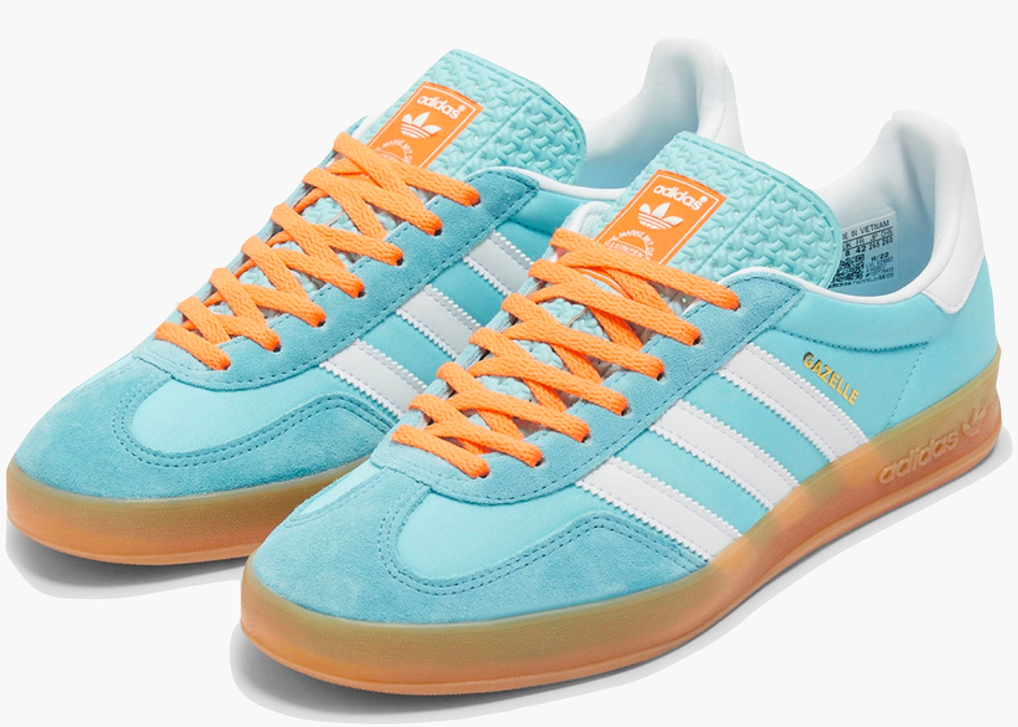 adidas Gazelle Indoor Preloved Blue White Gum Hype Clothinga Limited Edition
