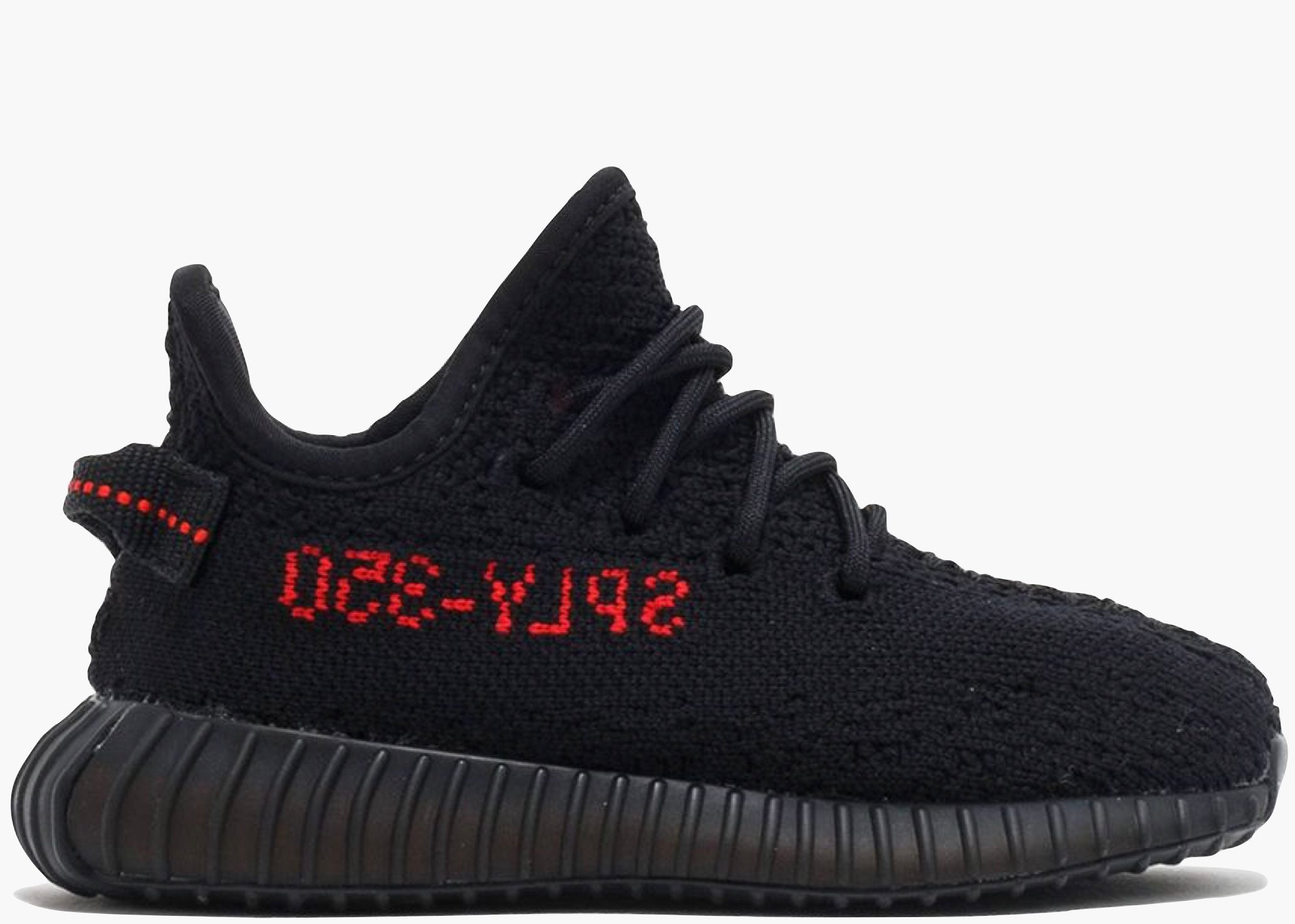 adidas Yeezy Boost 350 V2 Black Red (Infant) FY4392 Hype Clothinga Limited Edition