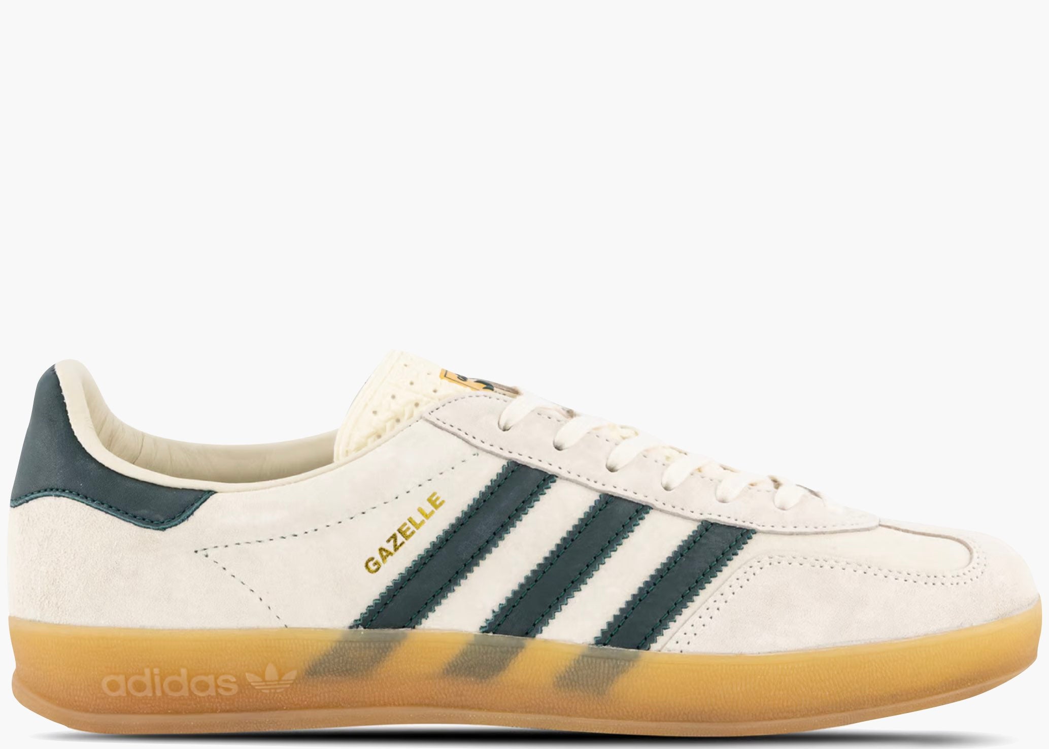 Adidas Gazelle Indoor Cream White Collegiate Green Gum IH7502 Hype Clothinga limited edition 