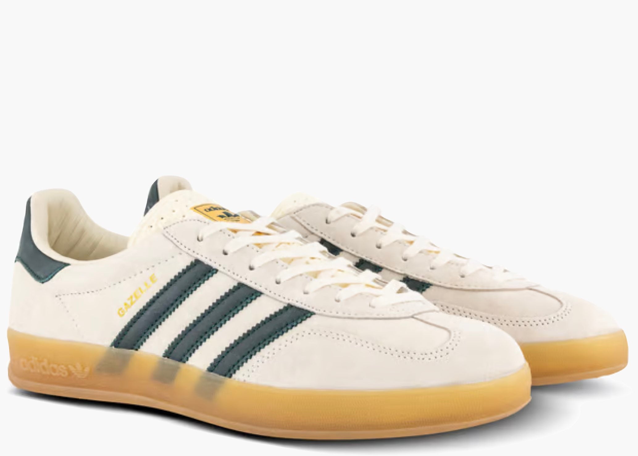 Adidas Gazelle Indoor Cream White Collegiate Green Gum IH7502 Hype Clothinga limited edition 