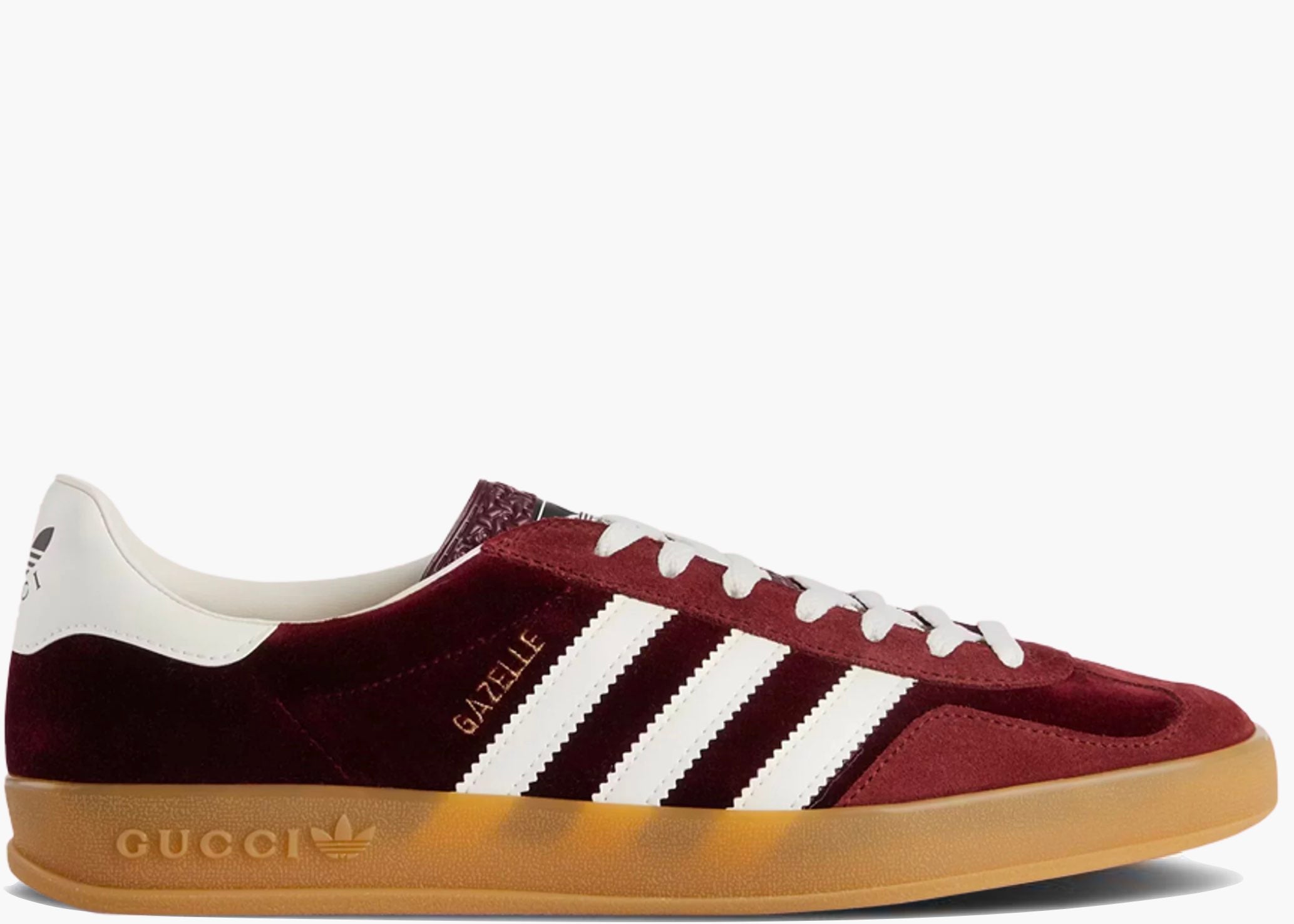 adidas x Gucci Gazelle Burgundy Velvet Hype Clothinga Limited Edition