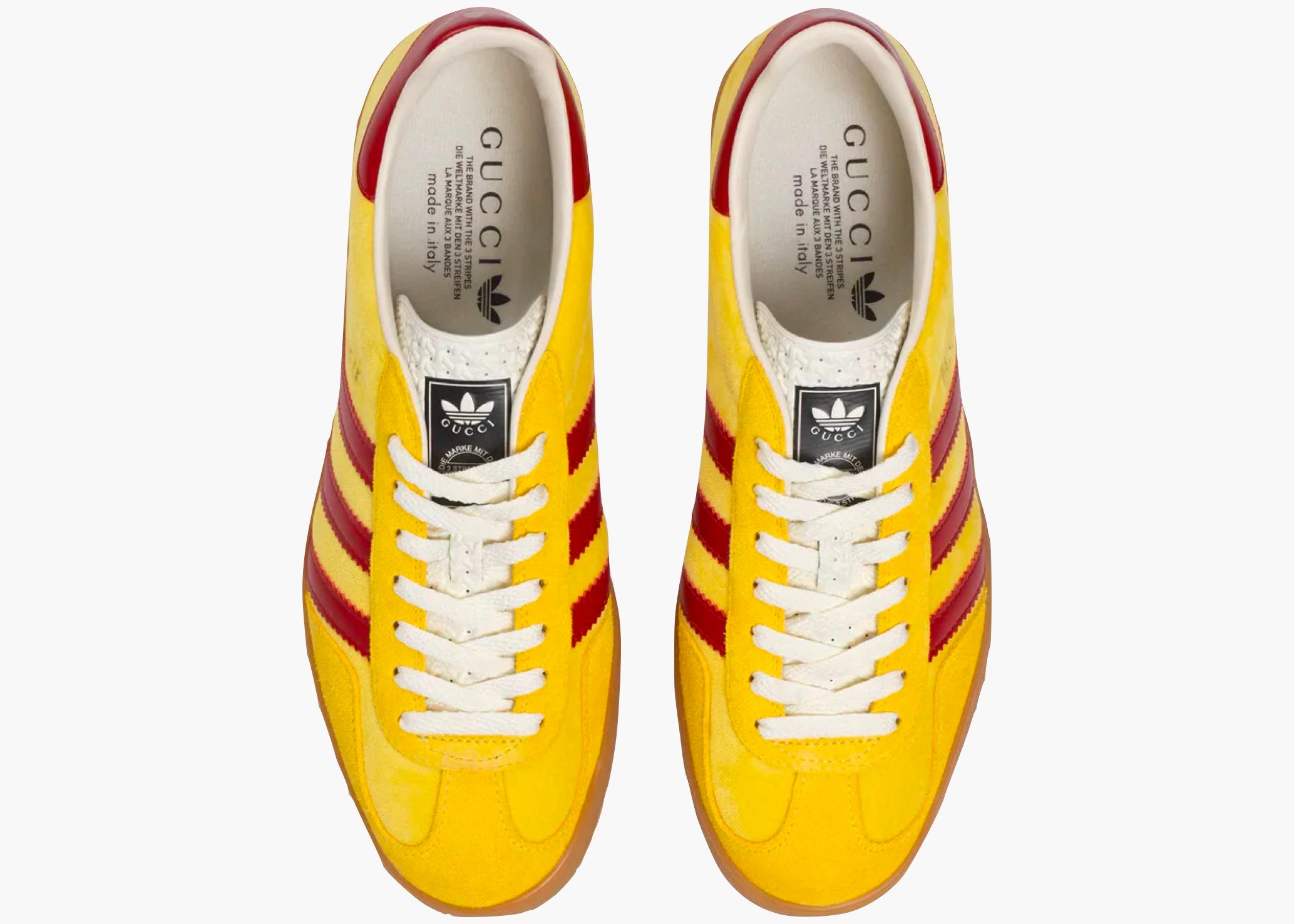 adidas x Gucci Gazelle Yellow Hype Clothinga Limited Edition