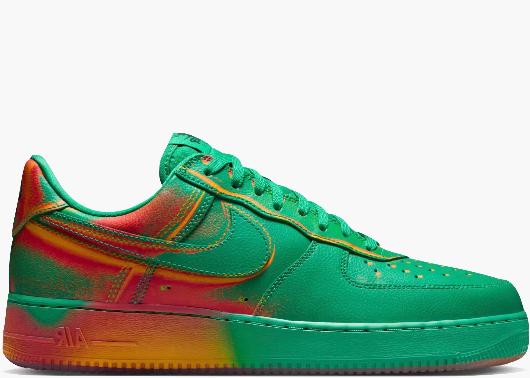 Nike Air Force 1 Low '07 Stadium Green Crimson IB6834-300 hype clothinga limitede edition