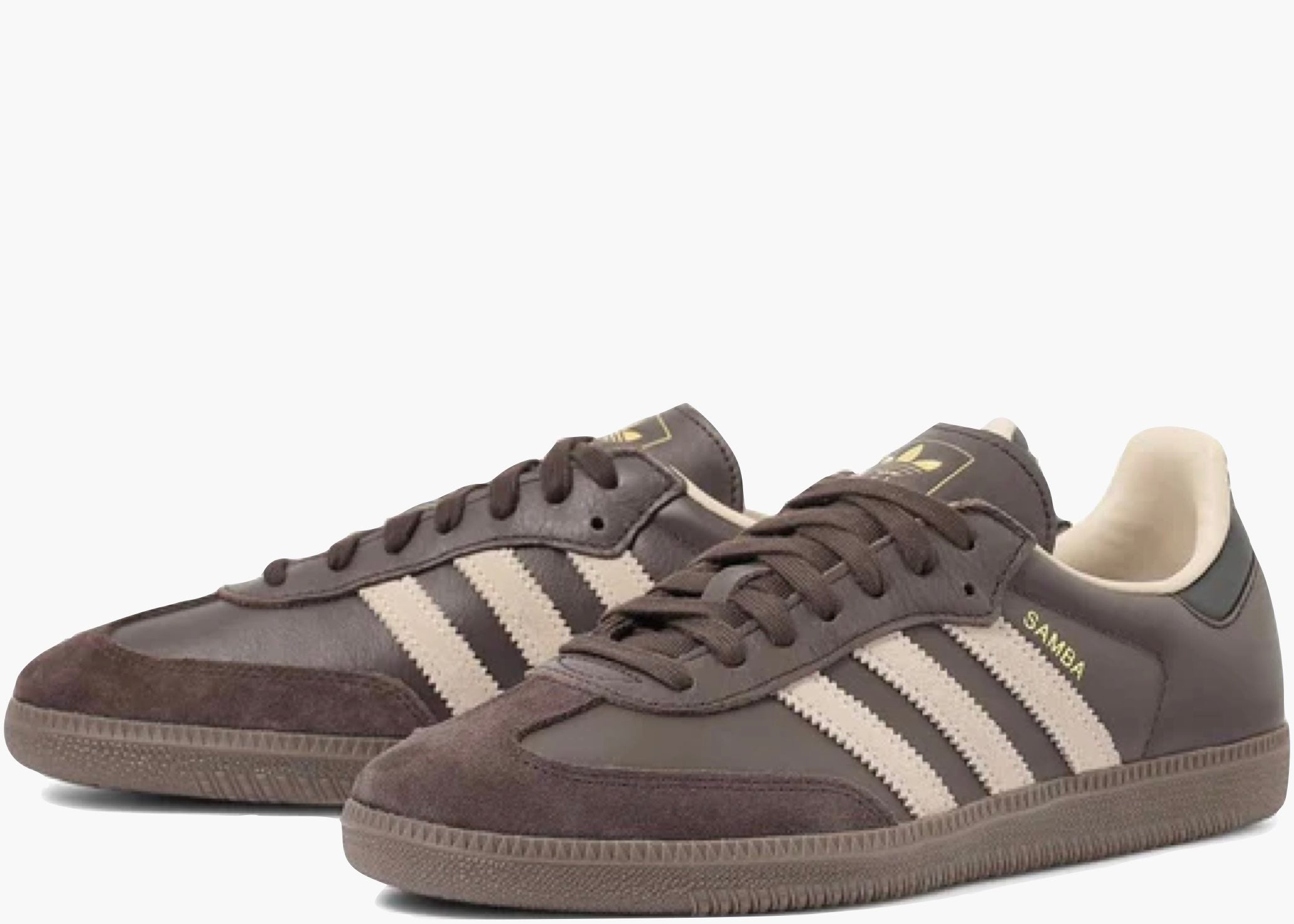 Adidas Samba OG Dark Brown Beige Gum JI0217 Hype Clothinga limited edition