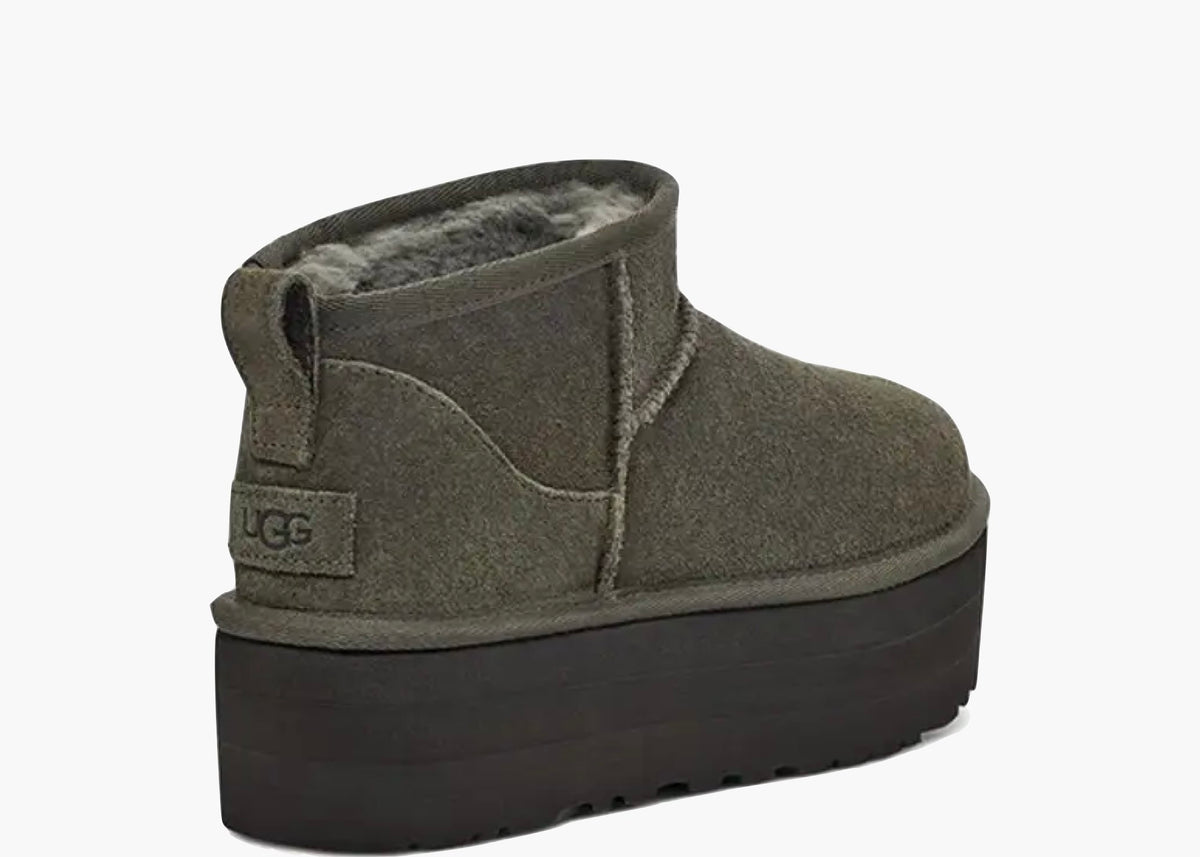 UGG Classic Ultra Mini Platform Boot Forest Night (W) 1135092-FRSN Hype Clothinga Limidete Edition..