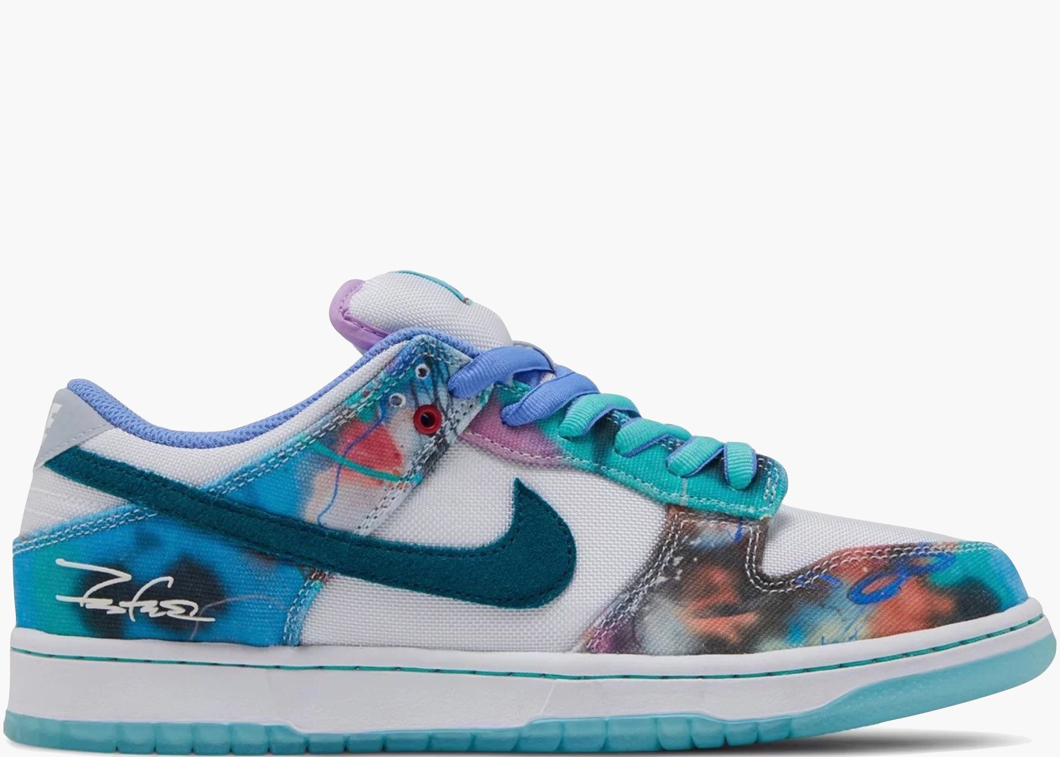 Nike SB Dunk Low Futura Laboratories Bleached Aqua  HF6061-400 Hype Clothinga Limited Edition