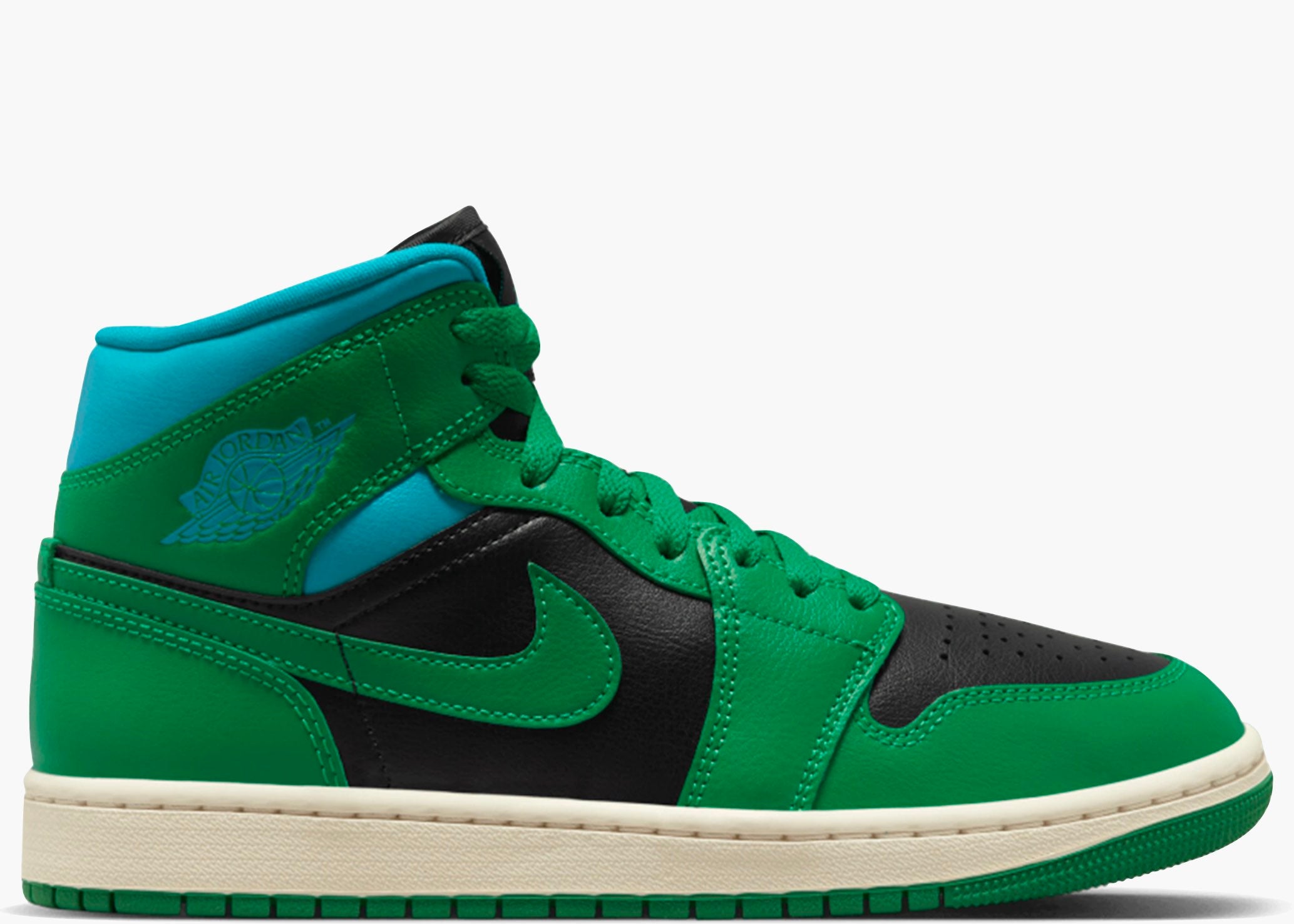 Nike Air Jordan 1 Mid Lucky Green Aquatone (W) BQ6472-033 Hype Clothinga Limited Edition