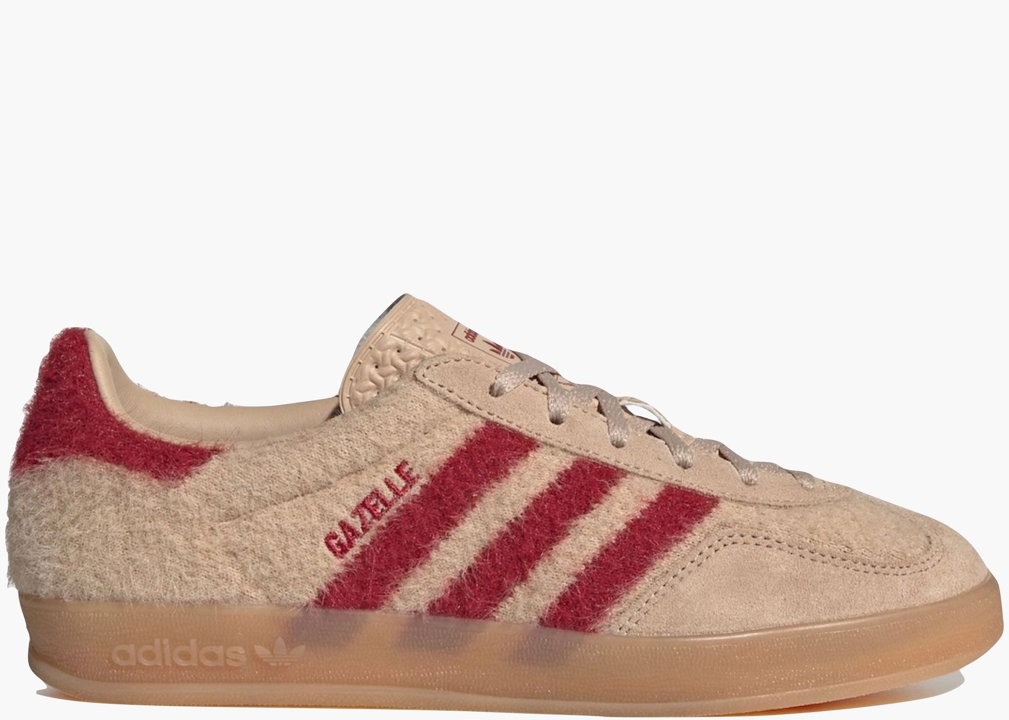 Adidas Gazelle Indoor Magic Beige Victory Red (W)JP8341 Hype Clothinga Limited edition