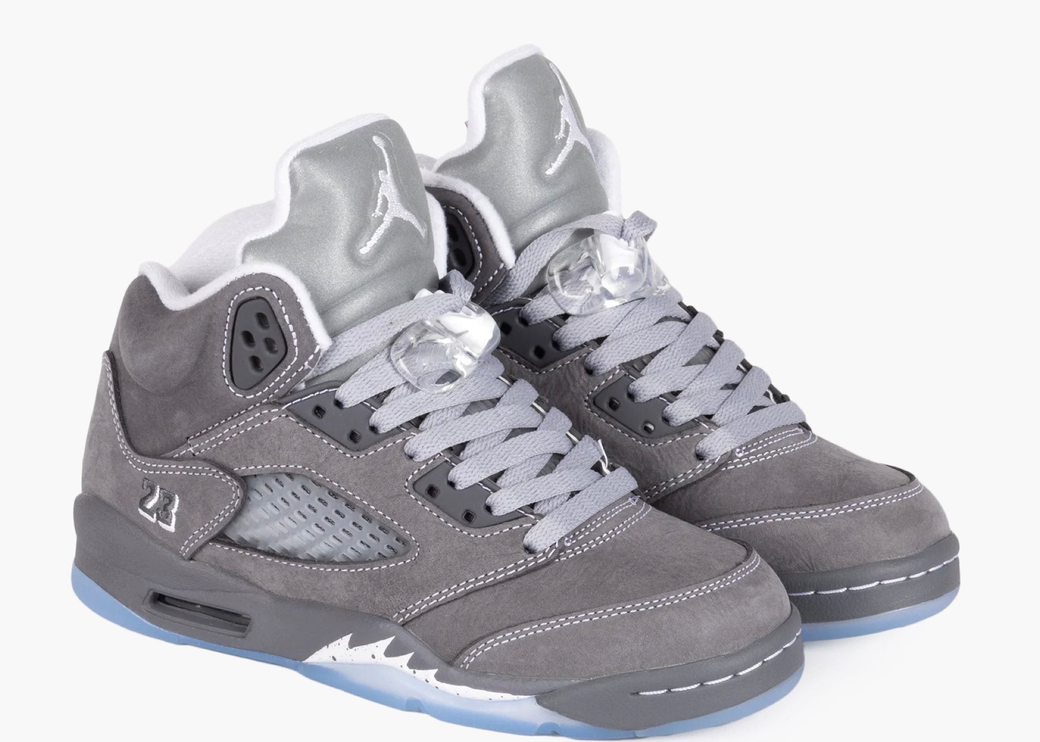 NIKE AIR JORDAN 5 RETRO WOLF GREY (2026) (GS) hype clothinga limited editon 
