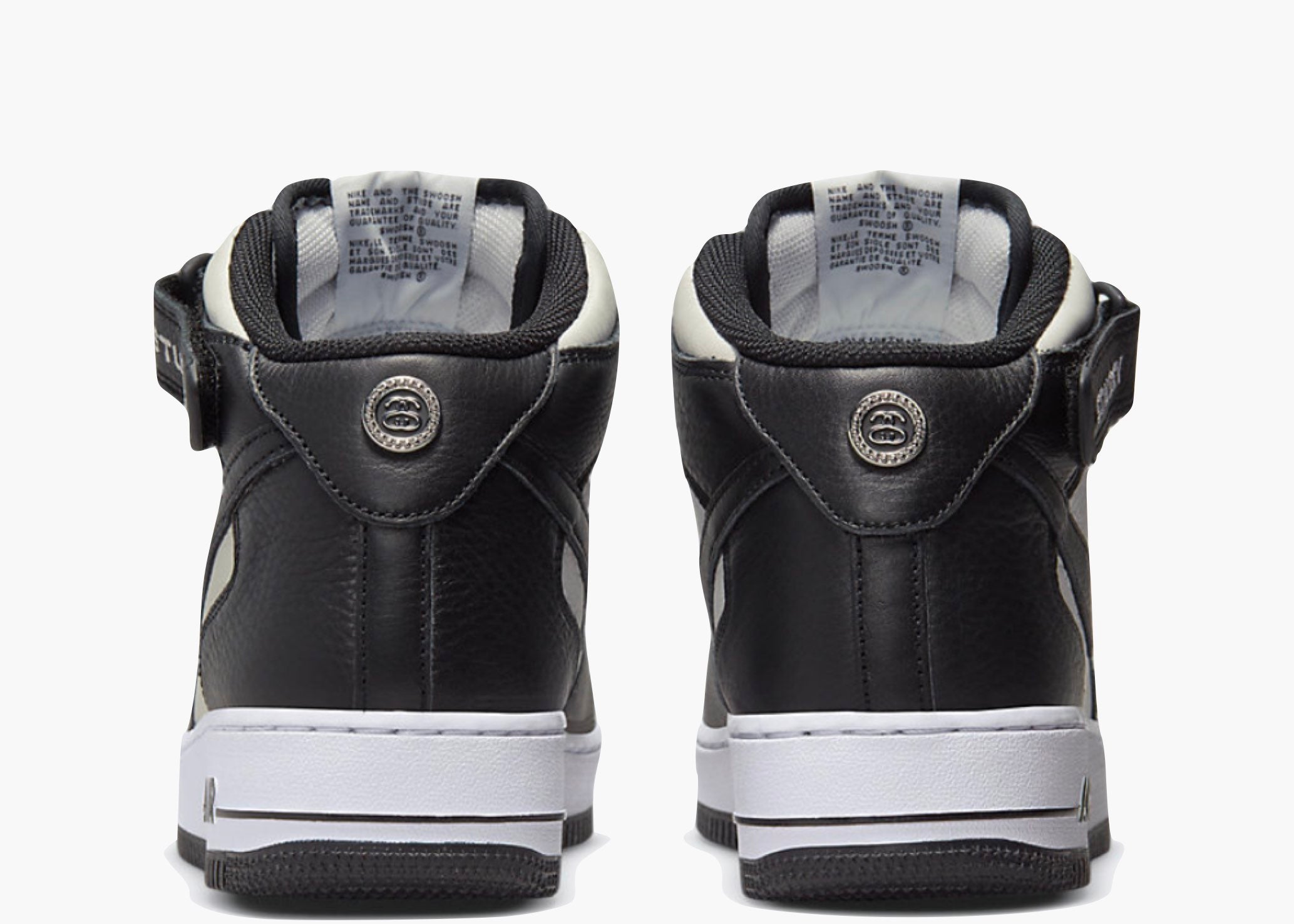 Nike Air Force 1 Mid Stussy Light Bone Black Hype Clothinga Limited Edition
