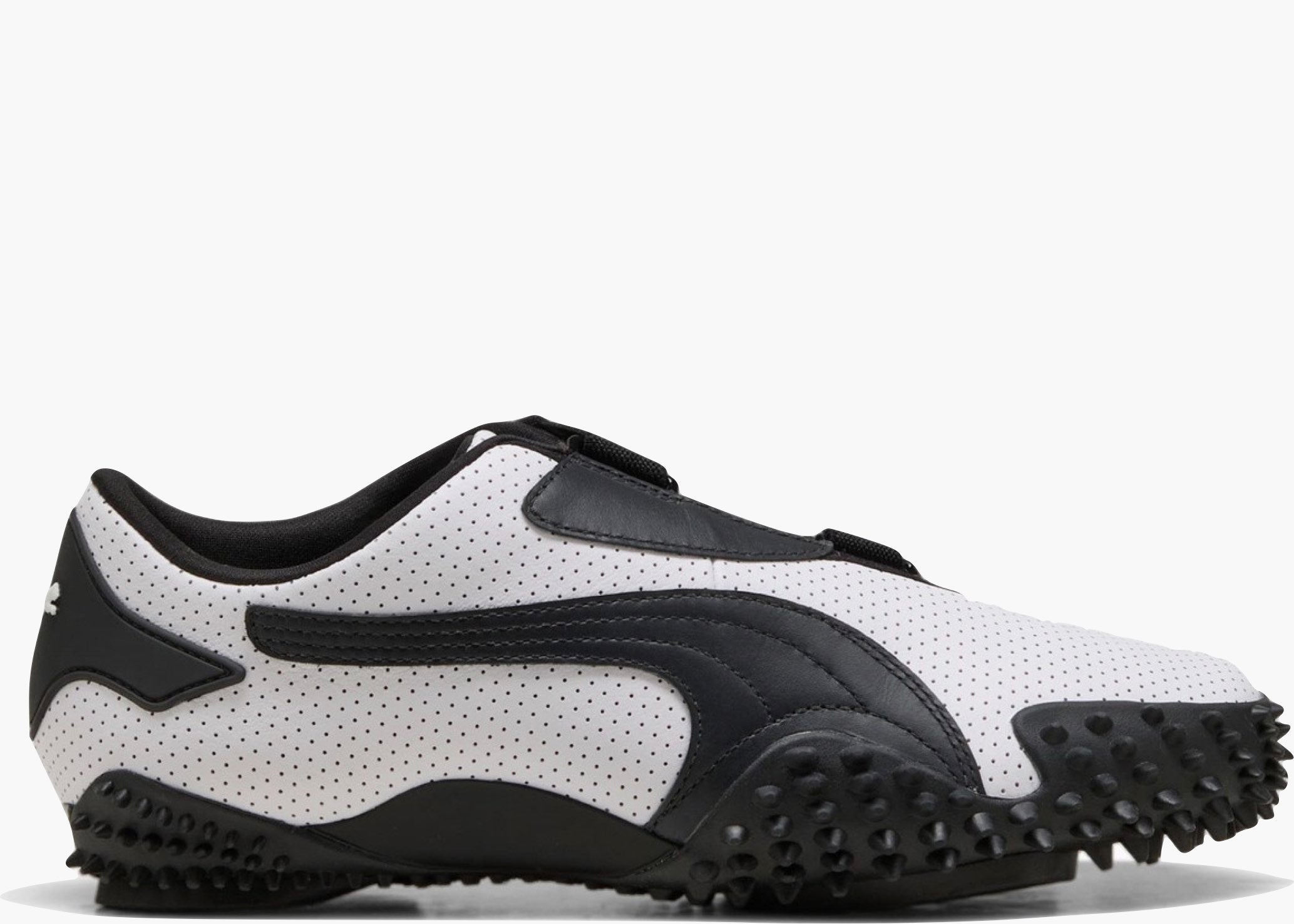 Puma Mostro Perforated Leather White Black 397331-01 hype clothinga limited edition