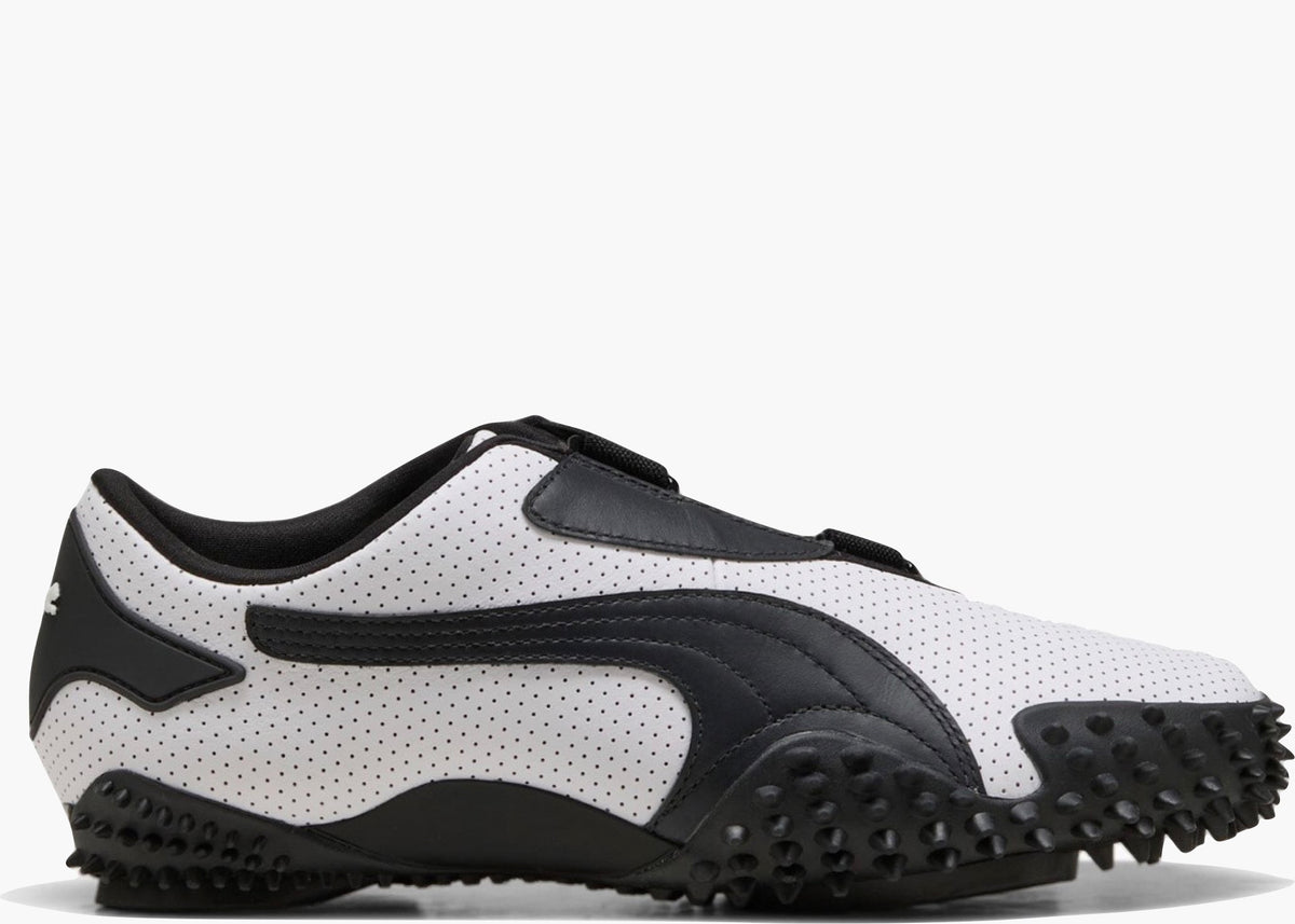 Puma Mostro Perforated Leather White Black 397331-01 hype clothinga limited edition