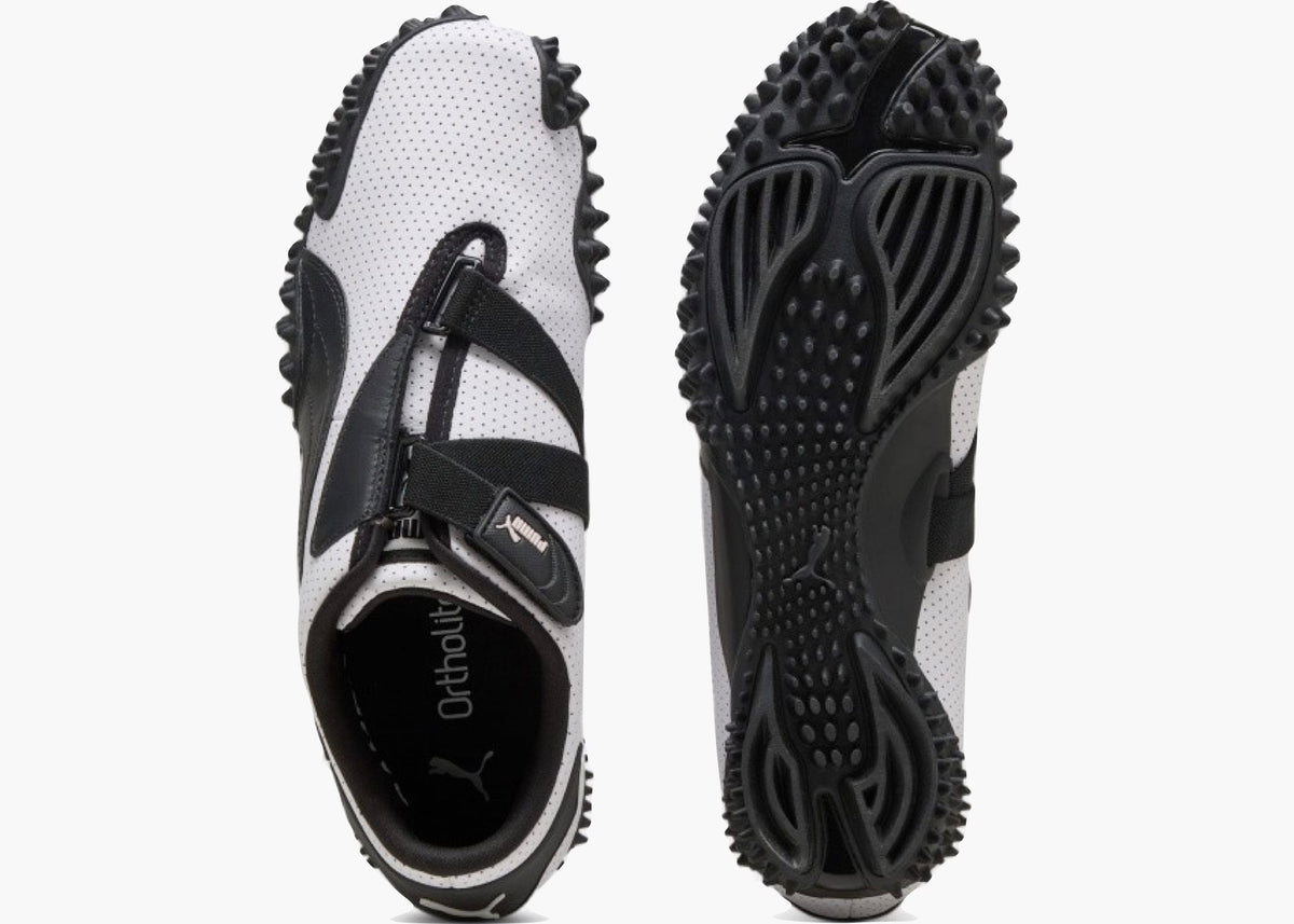 Puma Mostro Perforated Leather White Black 397331-01 hype clothinga limited edition