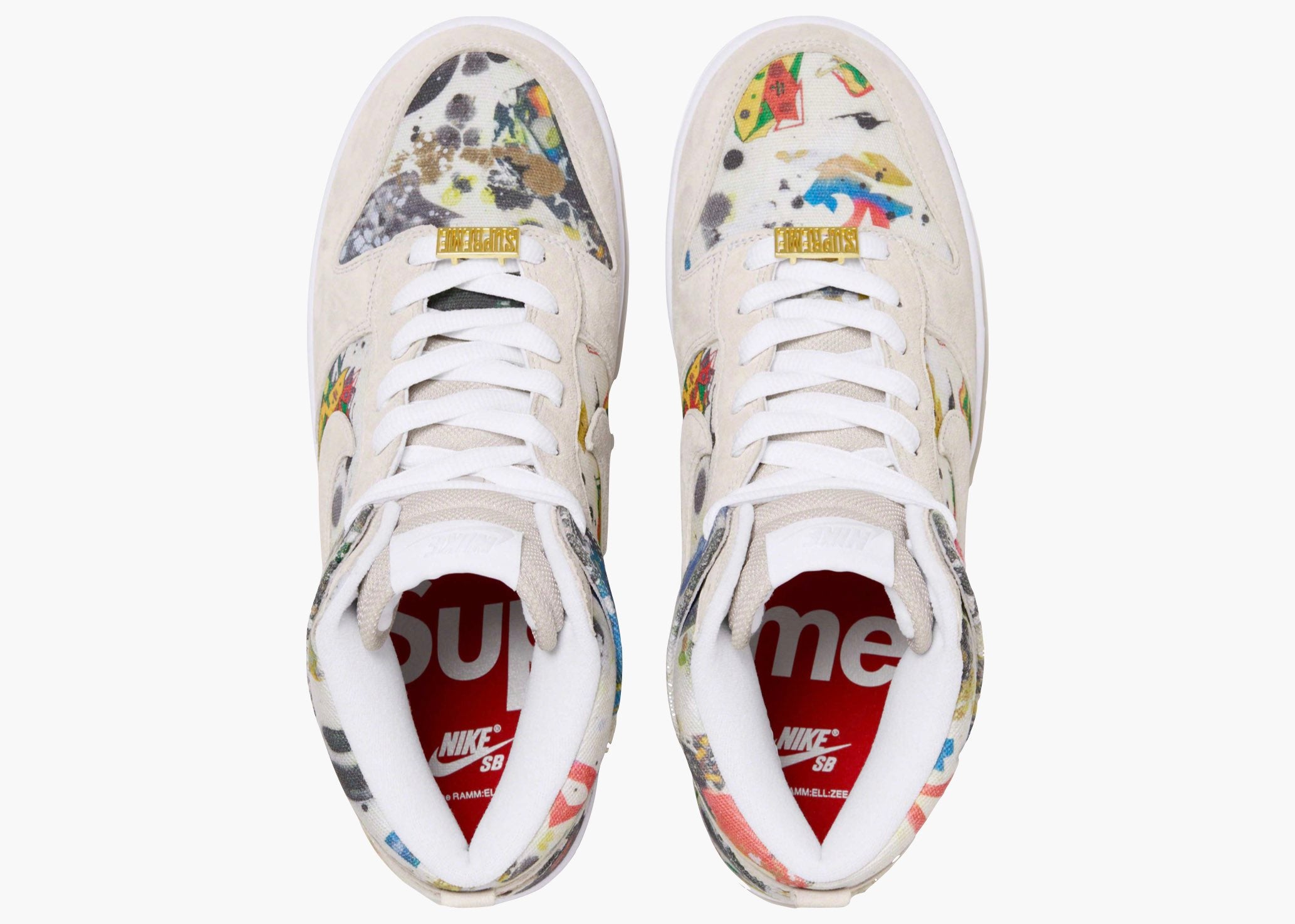 Nike SB Dunk High Supreme Rammellzee FD8779-100 Hype Clothinga Limited Edition
