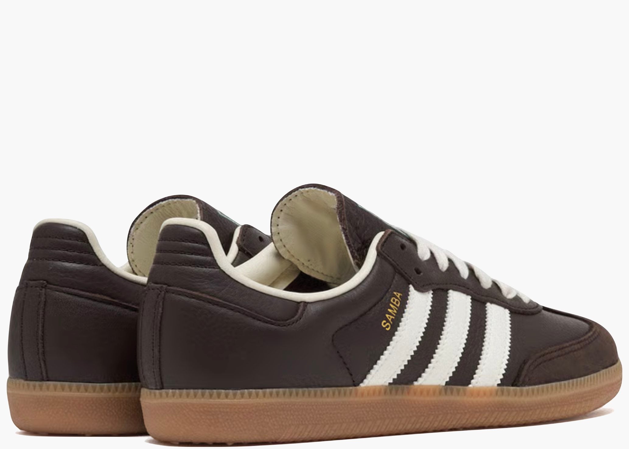 Adidas Samba OG Dark Brown Off White Gum JR0891 hype clothinga limited edition