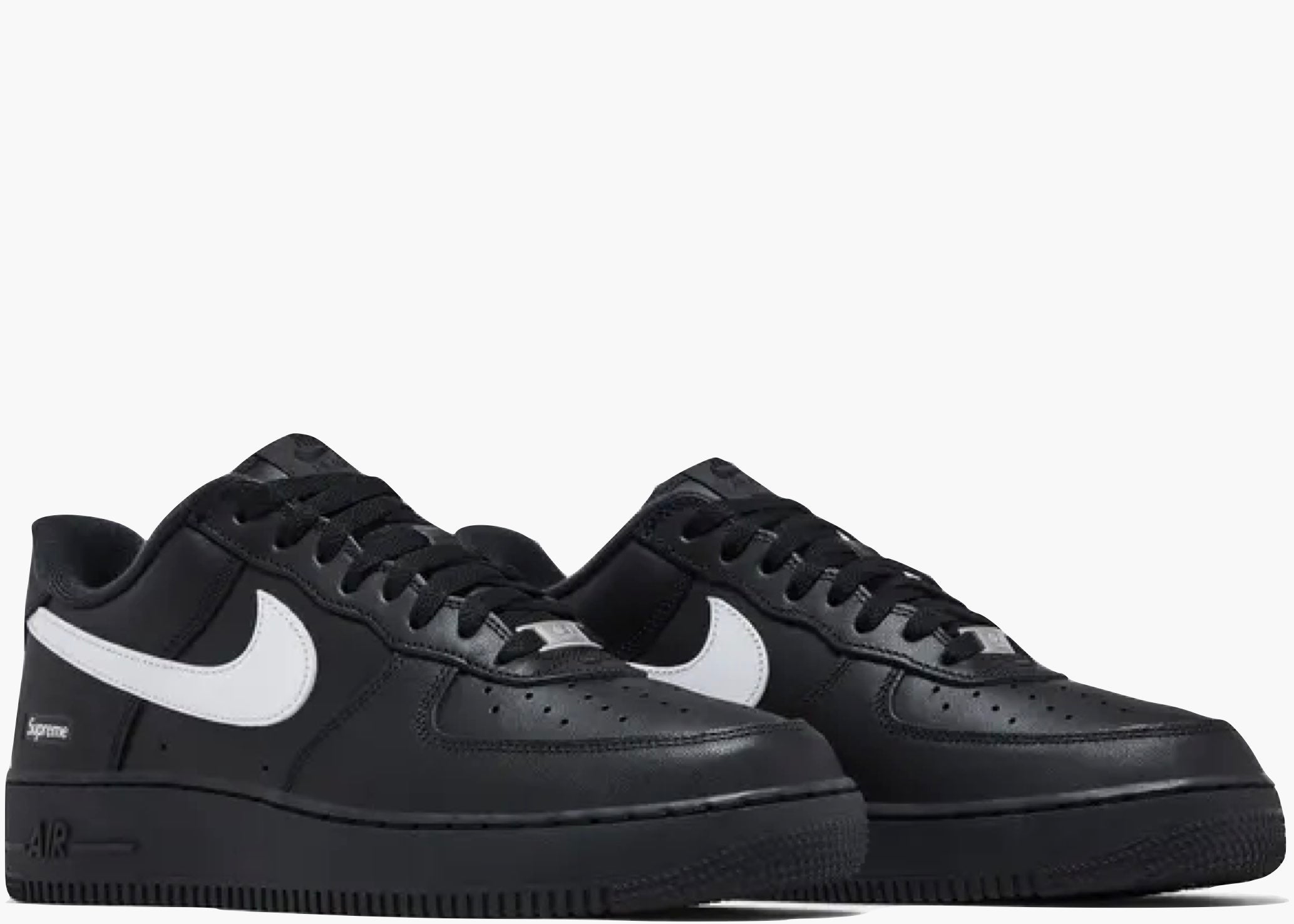 Nike Air Force 1 Low Supreme Black White CU9225-002 Hype Clothinga Limited Edition