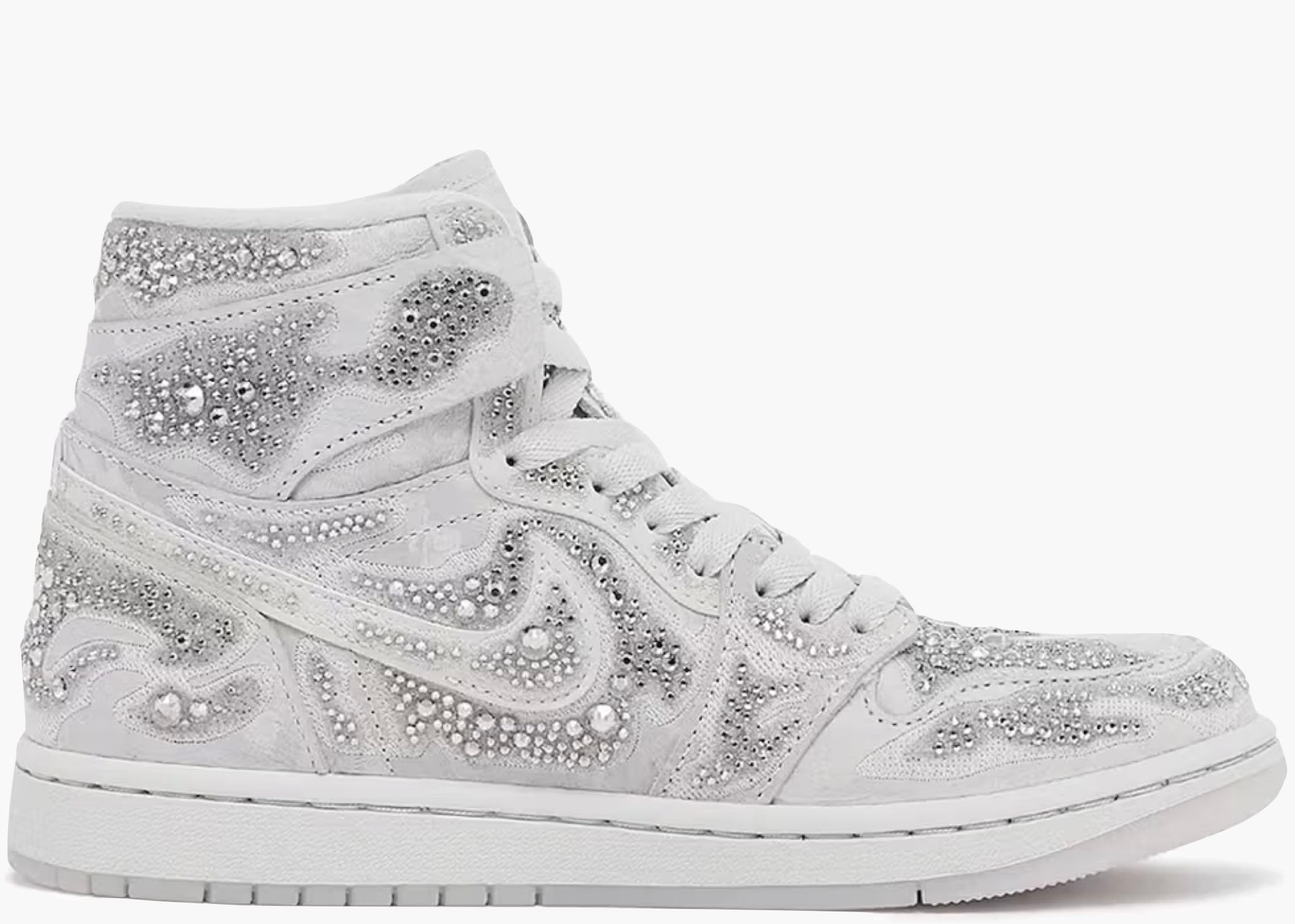 Nike Air Jordan 1 Retro High OG Swarovski Vast Grey (W) HF6248-002 hype clothinga limited edition