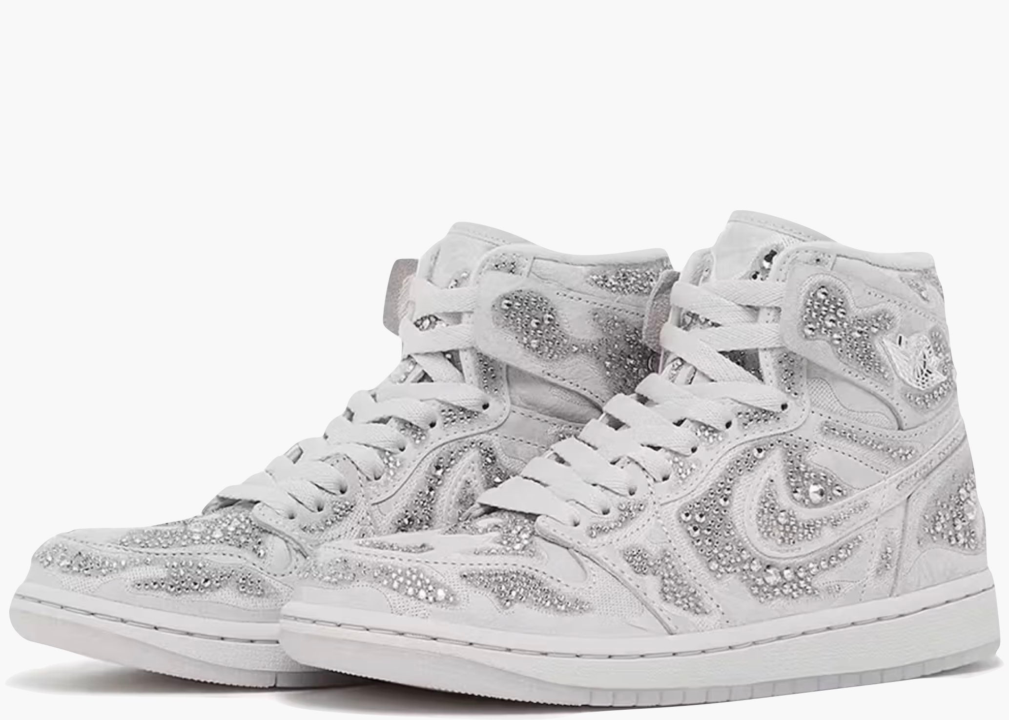 Nike Air Jordan 1 Retro High OG Swarovski Vast Grey (W) HF6248-002 hype clothinga limited edition