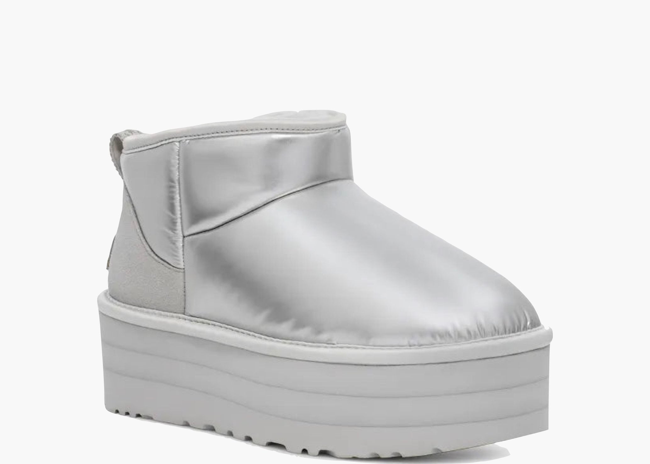 UGG Ultra Mini Platform Hi Shine Boot Silver (W) 1144048-SLVR Hype Clothinga limited edition..