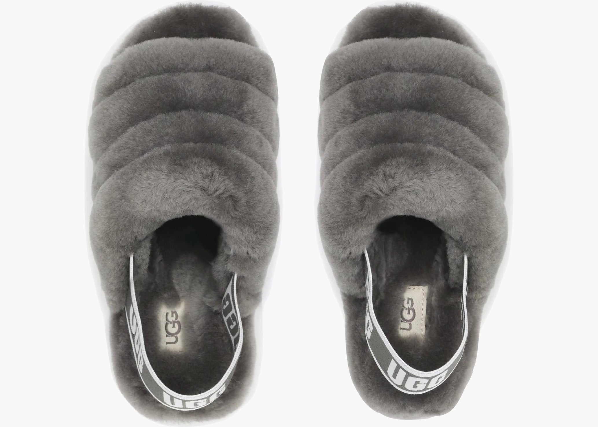 UGG Fluff Yeah Slide Charcoal (W)1095119-CHRC Hype Clothinga Limited Edition 