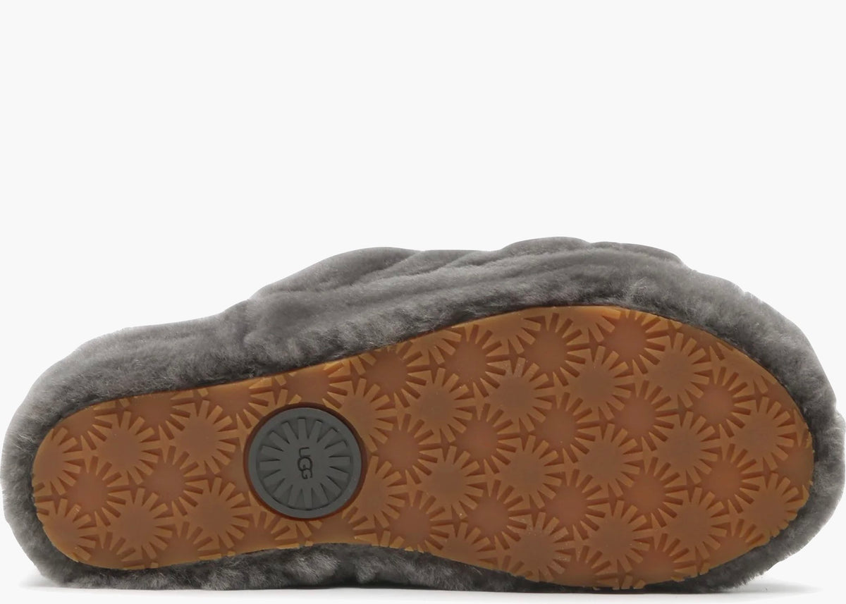 UGG Fluff Yeah Slide Charcoal (W)1095119-CHRC Hype Clothinga Limited Edition 