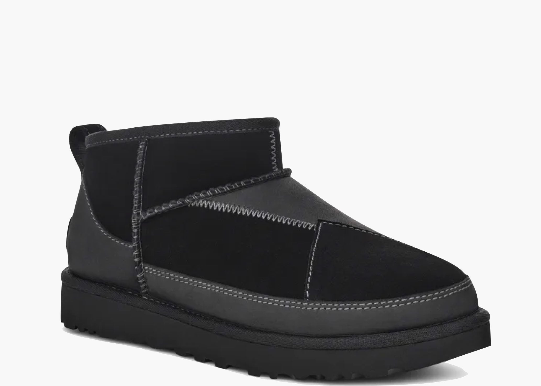 UGG Classic Ultra Mini Boot Reimagined Black Multi (W) 1167174-BLKM Hype Clothinga limited edition