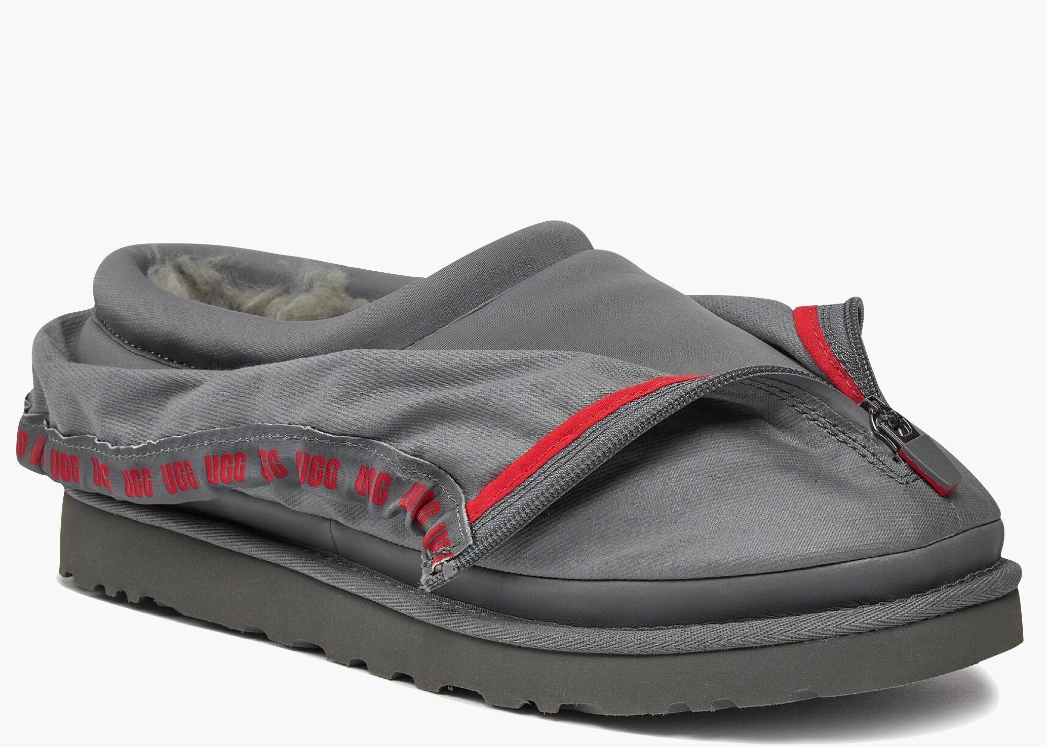 UGG Tasman Shroud Zip Slipper Dark Grey 1144114-DGRY Hype Clothinga limited edition