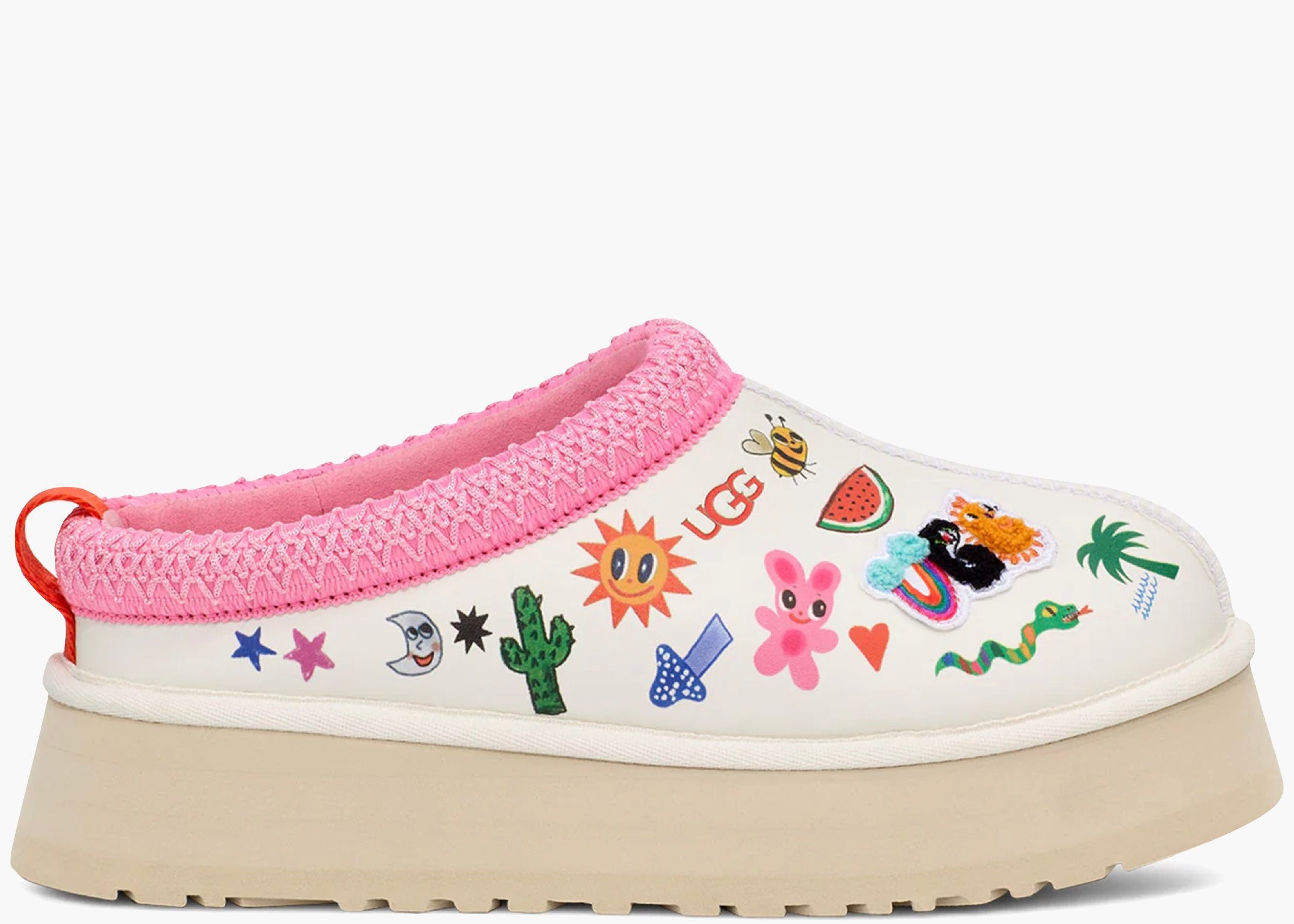 UGG Tazz Slipper Humberto Cruz Pop Sketch (W) 1155751-WHT Hype Clothinga Limited Edition