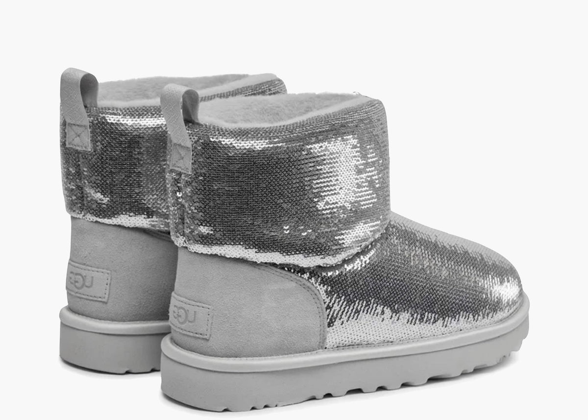 UGG Classic Mini Boot Mirror Ball Silver (W) 1151291-SLVR Hype Clothinga Limited Edition